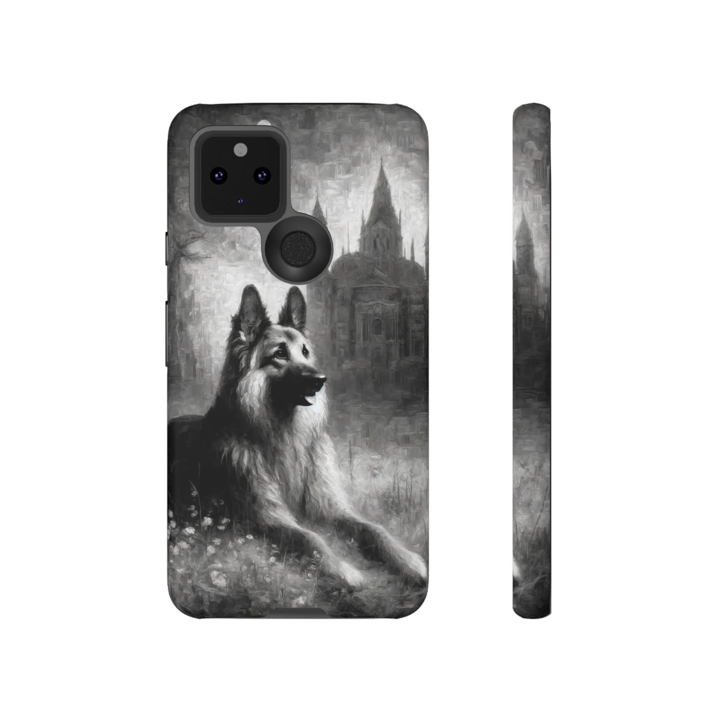 Neo-impressionism German Shepherd Phone Case