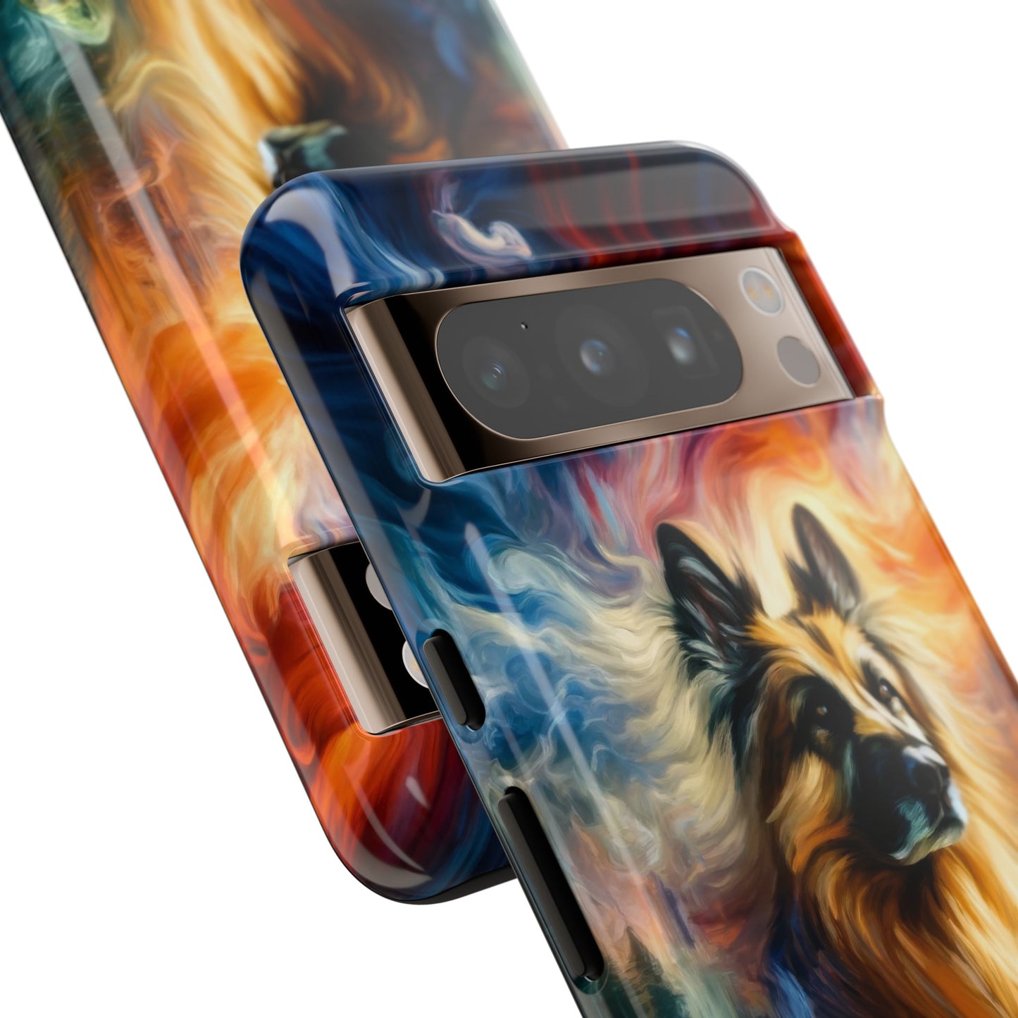 Expressionism and fantasy German Shepherd Phone Case