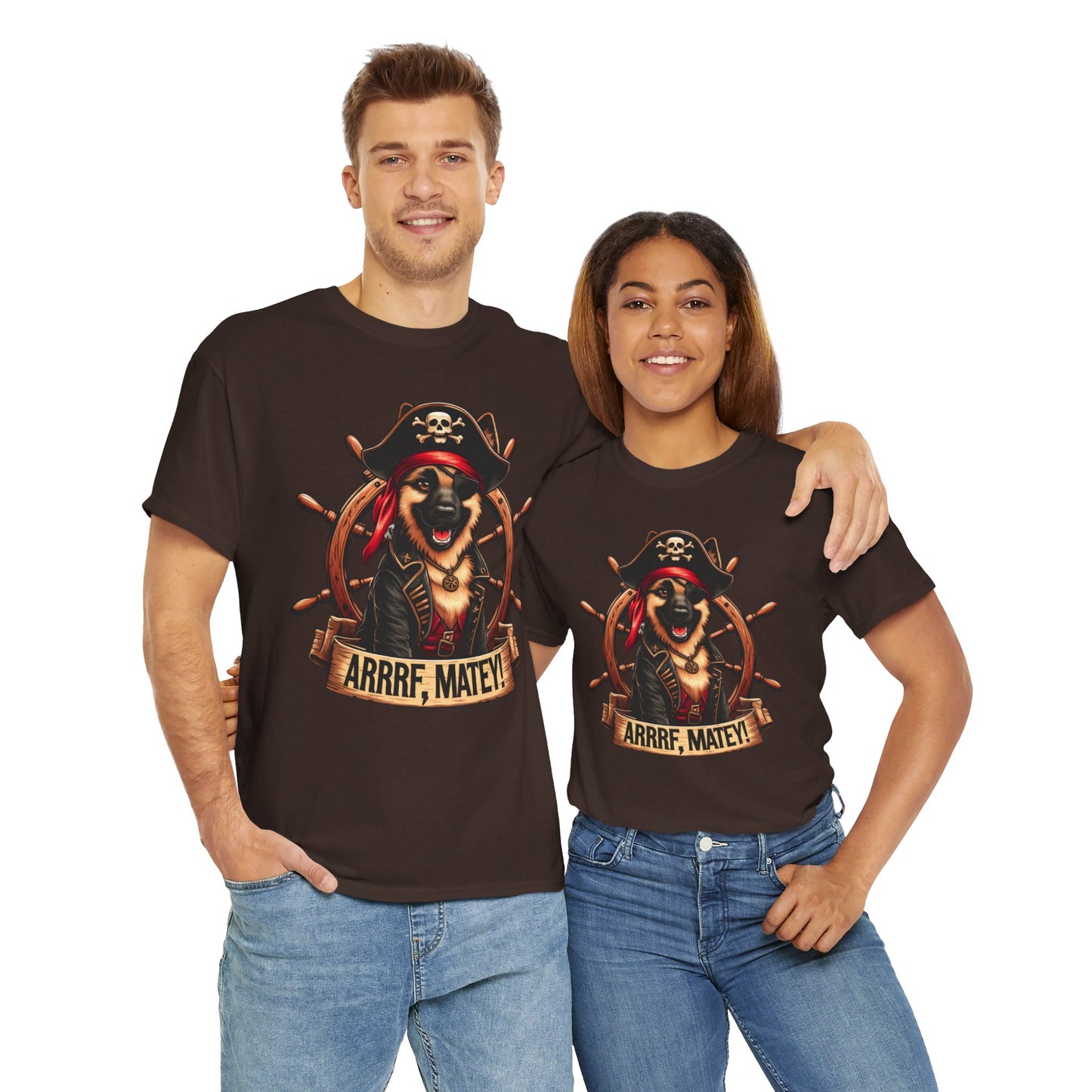 ARRRF, Matey T-Shirt (13 colors) (German Shepherd)