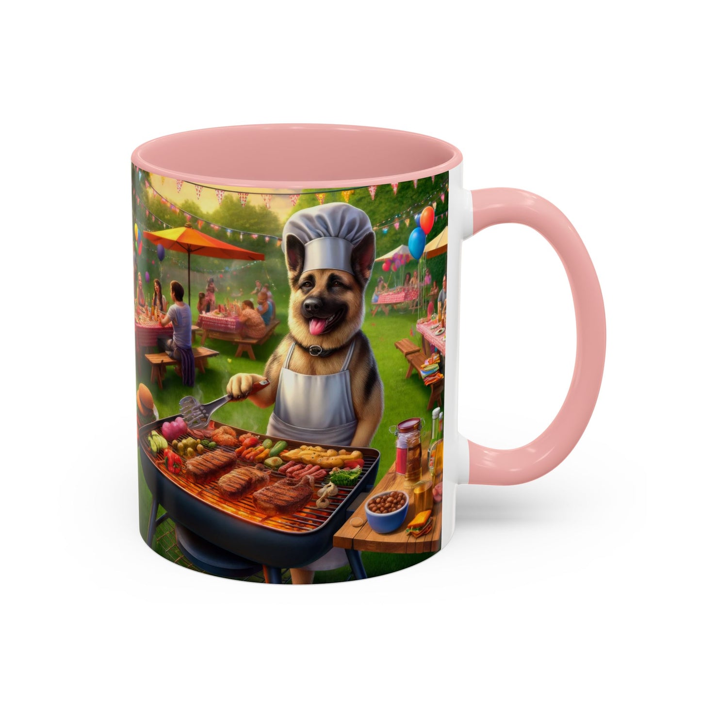 German Shepherd Barbecue Party Coffee Mug