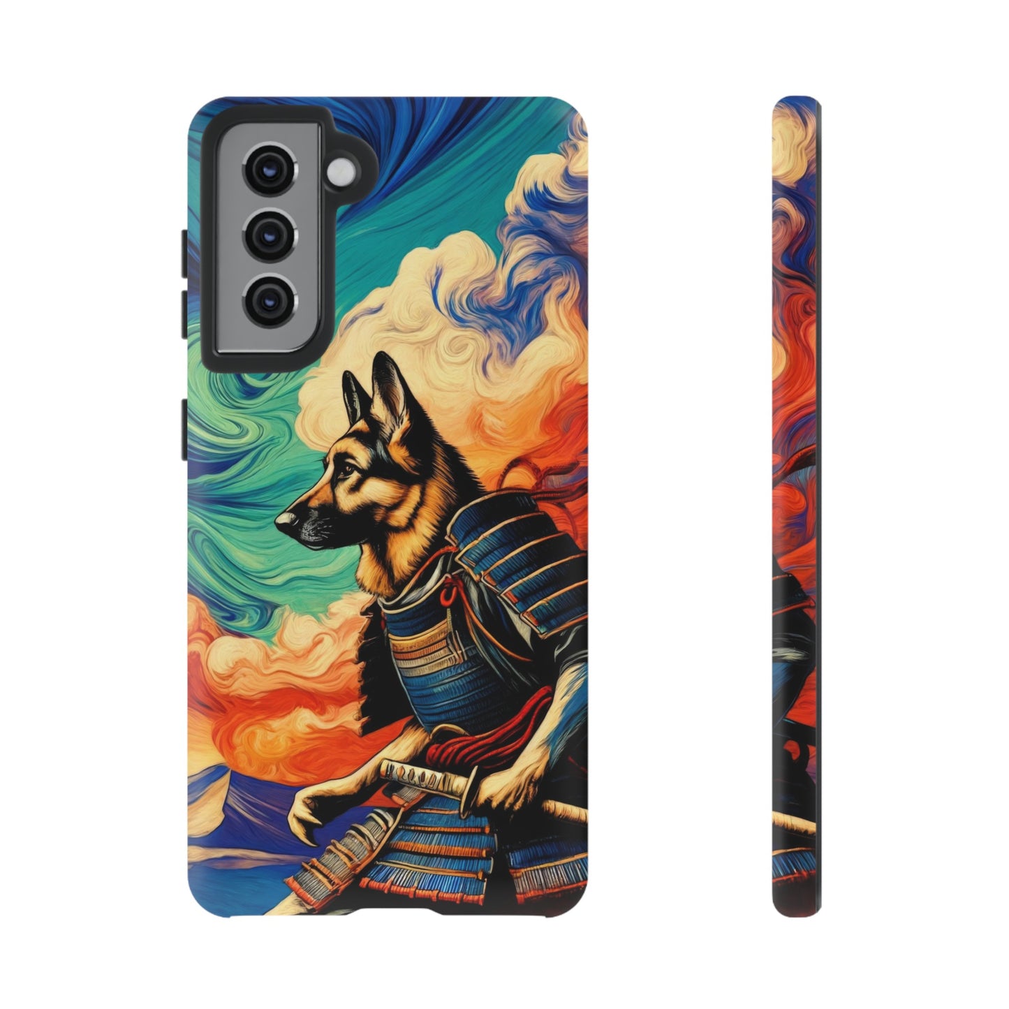 Samurai German Shepherd Phone Case