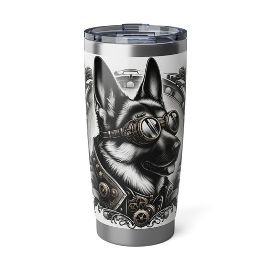 Steampunk German Shepherd 20oz Tumbler