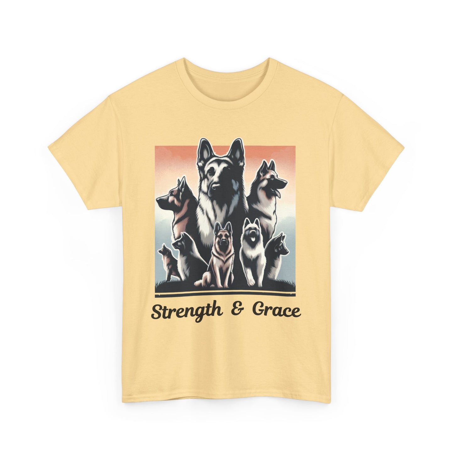 Strength And Grace T-Shirt (13 colors) (German Shepherd)