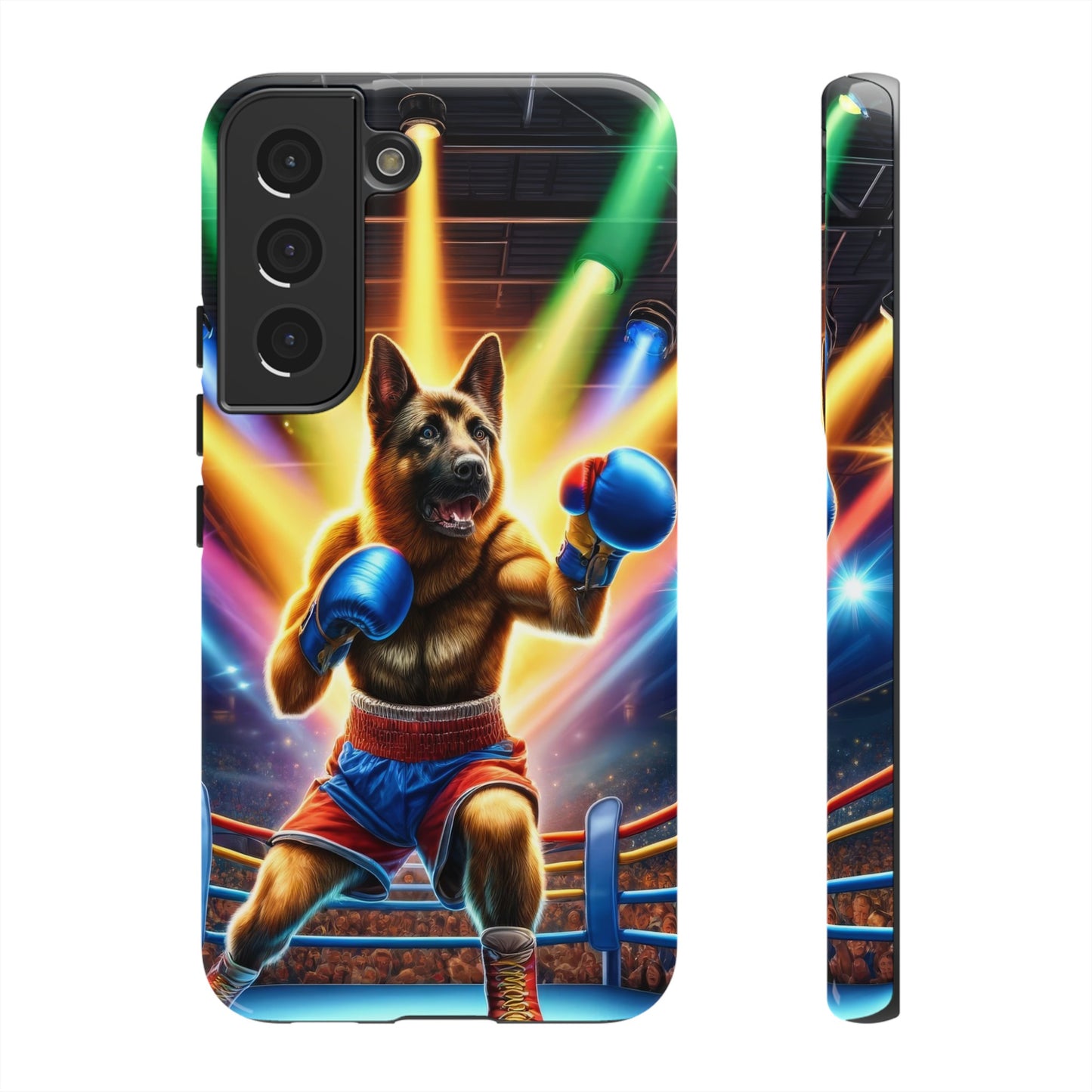 German Shepherd Boxing Phone Case