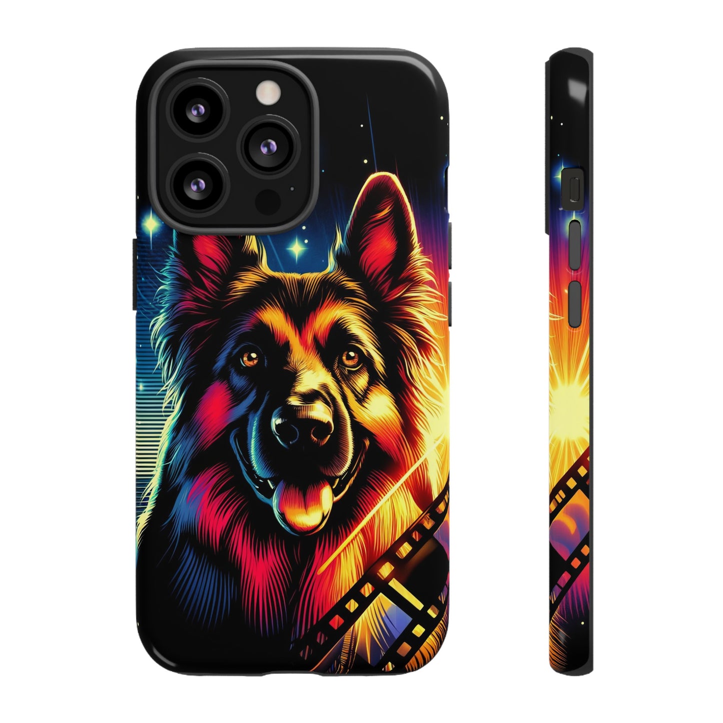 Comic book style German Shepherd Phone Case