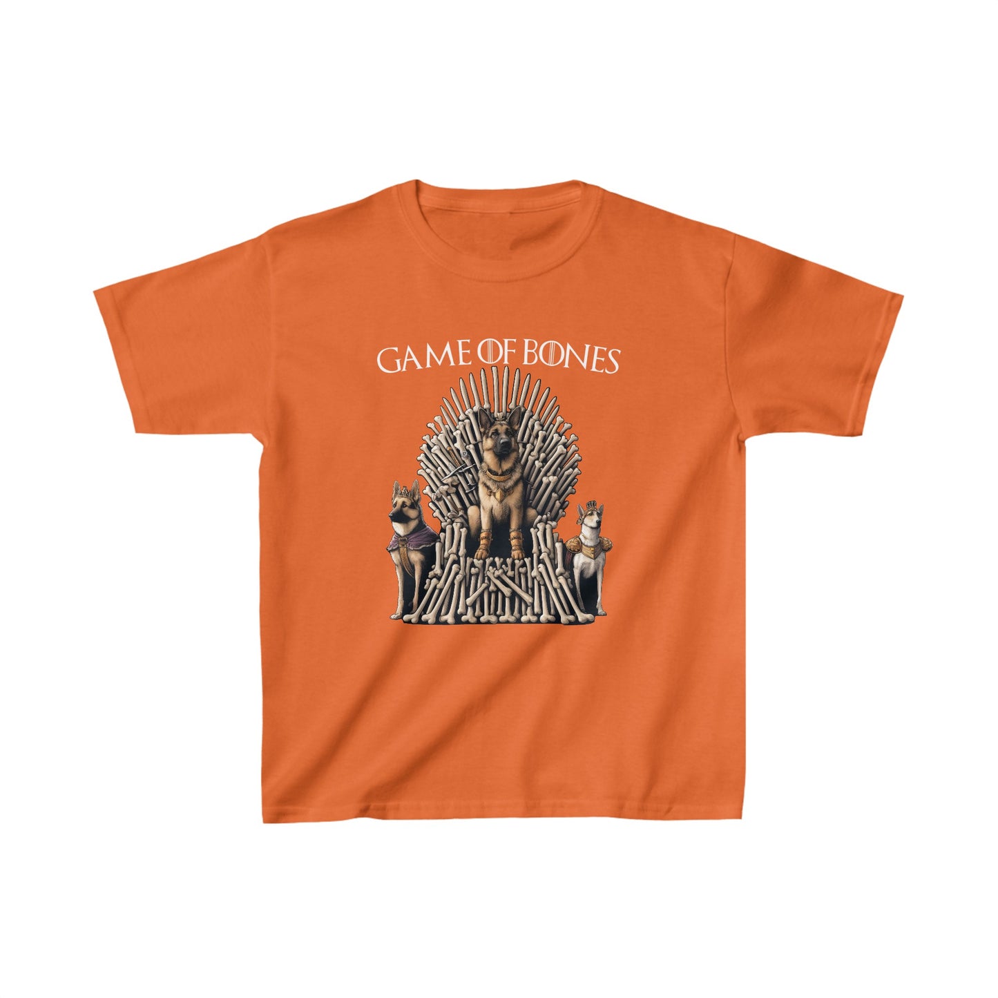 Game of Bones Kids Size T-Shirt (Multi colors) (German Shepherd)