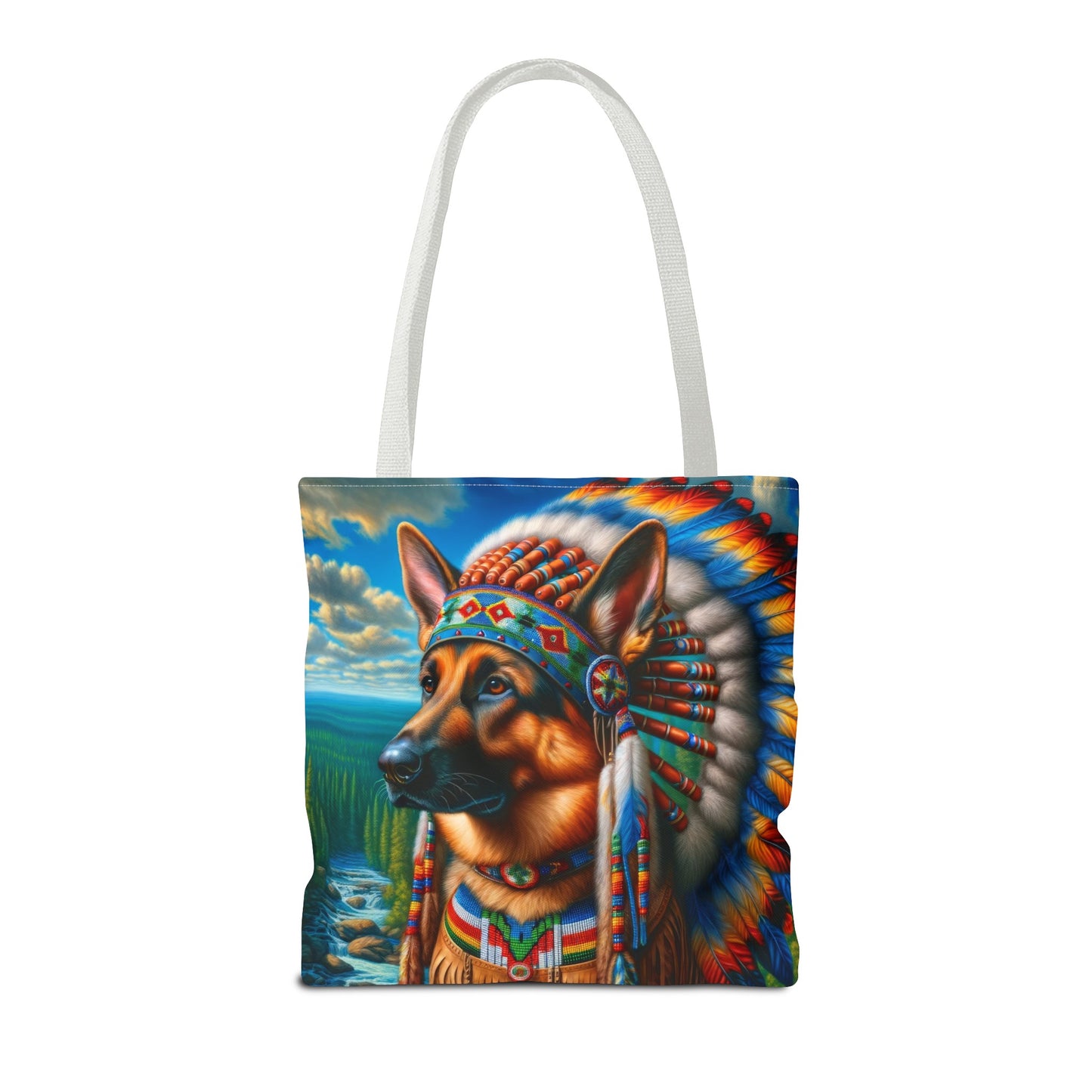 German Shepherd Indian Scented Tote Bag