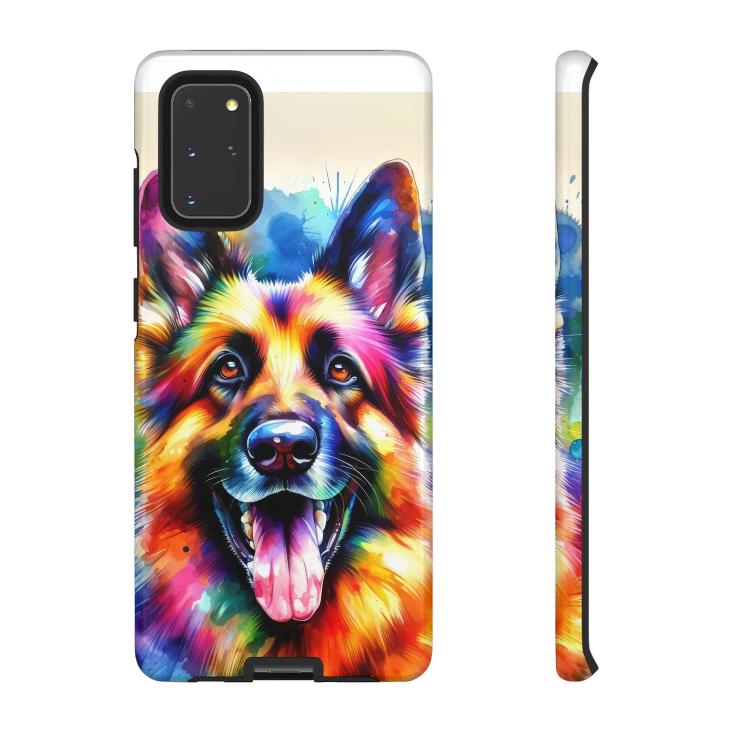 German Shepherd in Watercolor Tough Phone Case