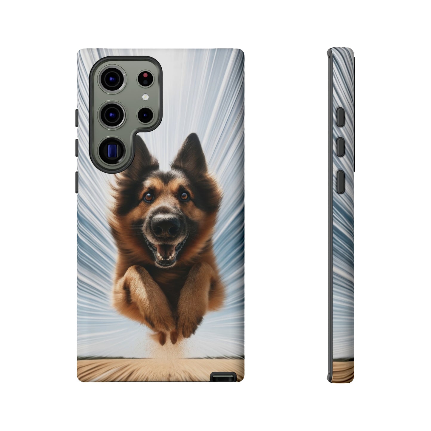 Motion blur German Shepherd Phone Case