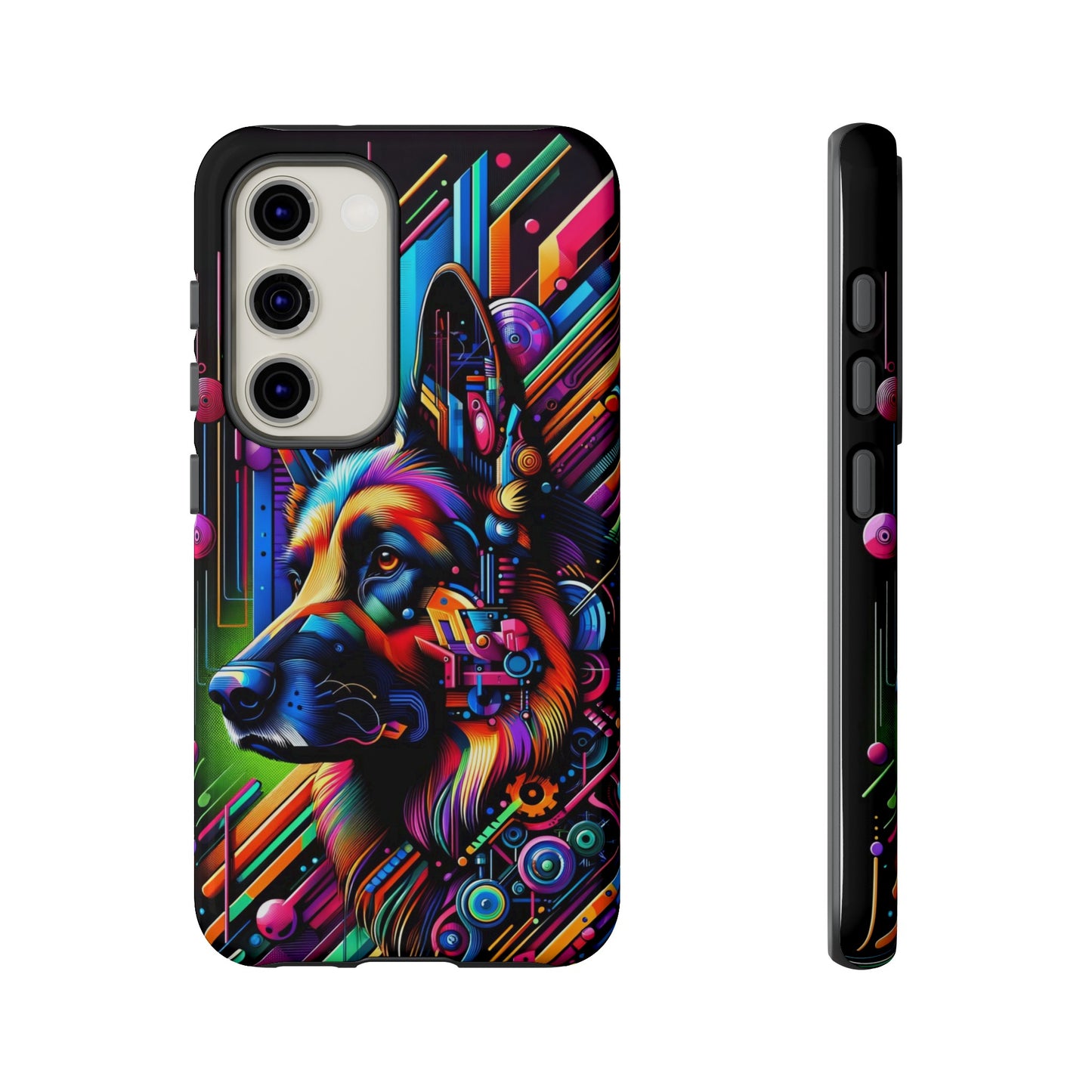 Constructivism and dadaism German Shepherd Phone Case