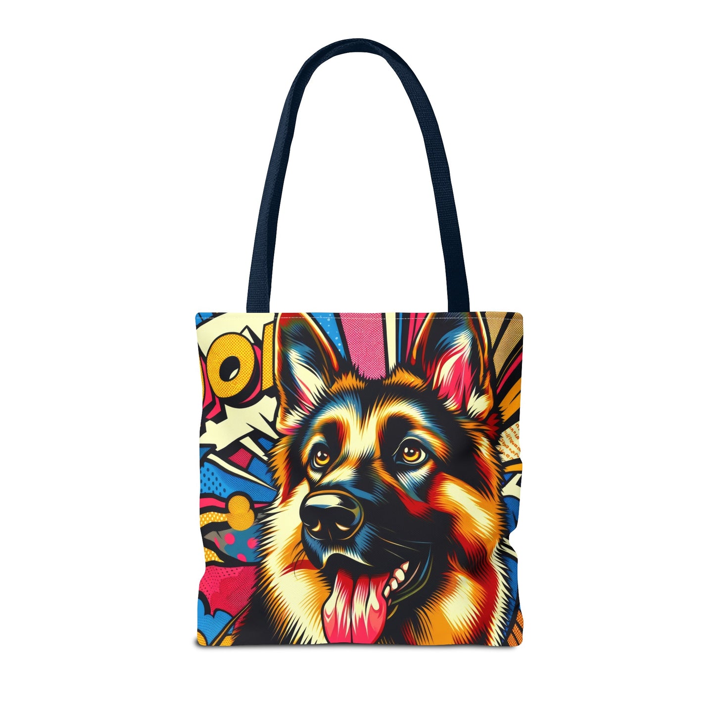 Anime style German Shepherd Tote Bag