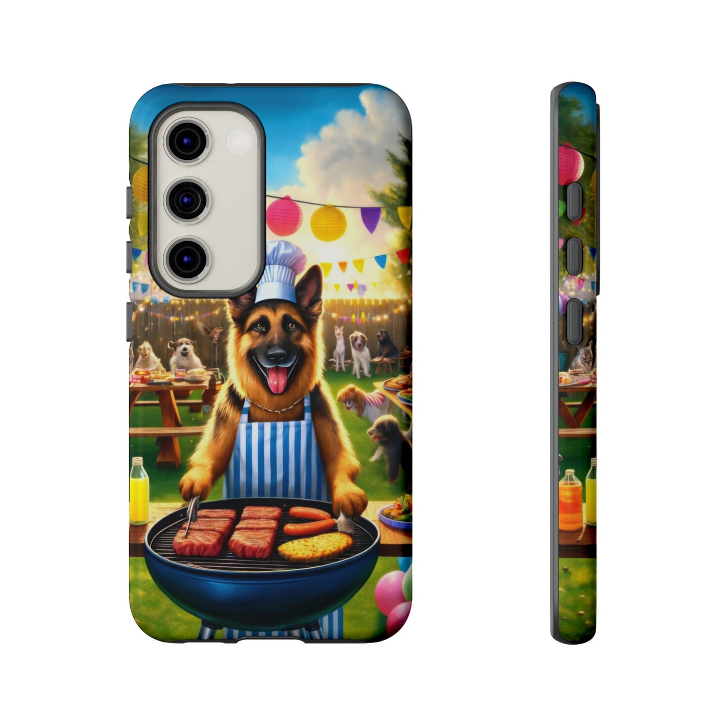 German Shepherd Barbecue Party Phone Case