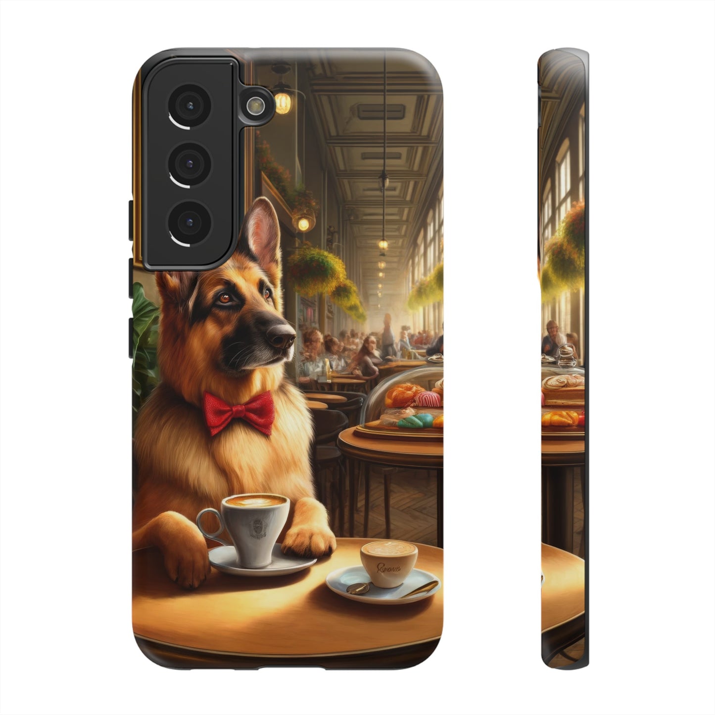 German Shepherd Drinking Phone Case