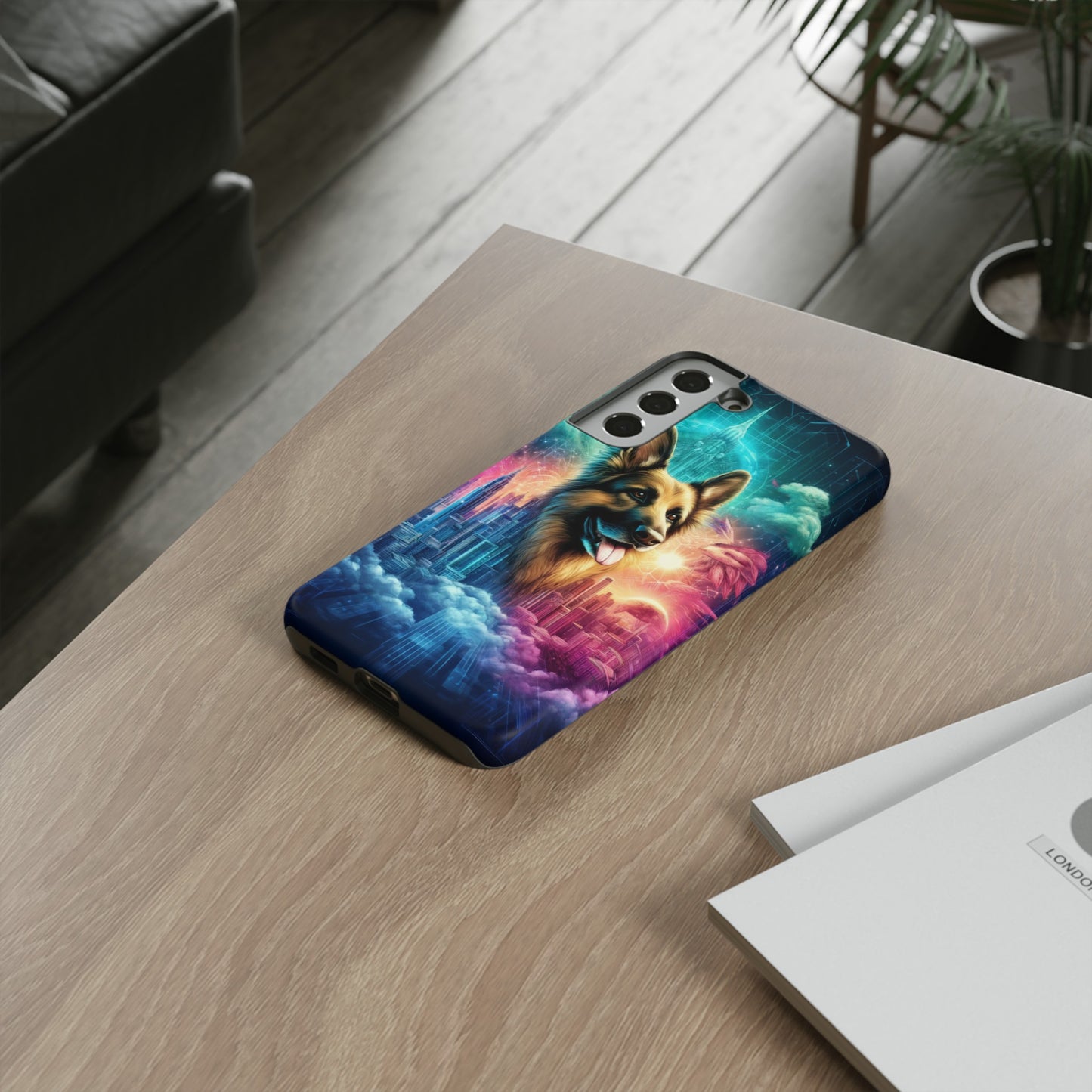 Dreamy fantasy German Shepherd Phone Case