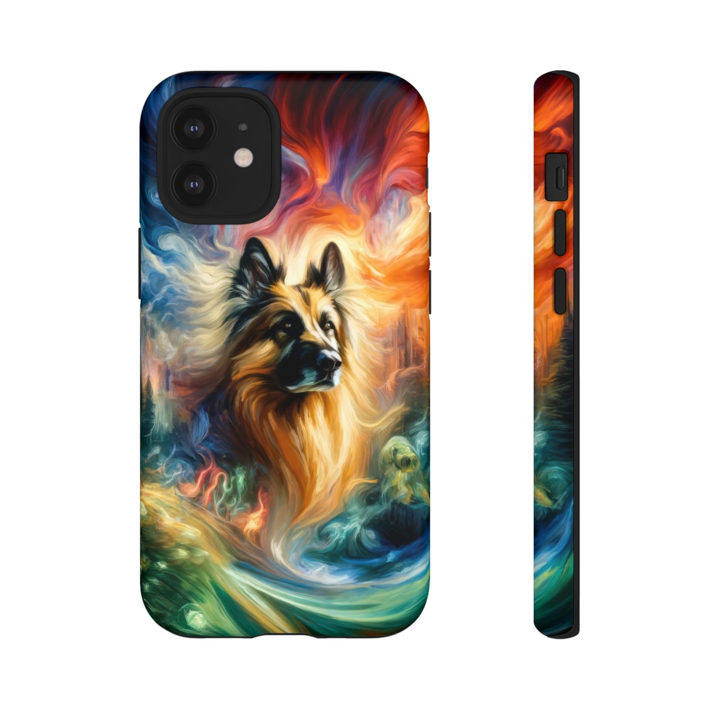 Expressionism and fantasy German Shepherd Phone Case