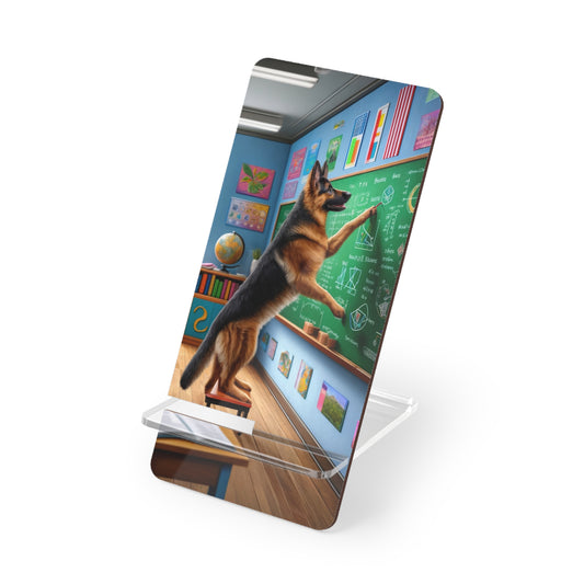 German Shepherd Professor Smartphone Stand