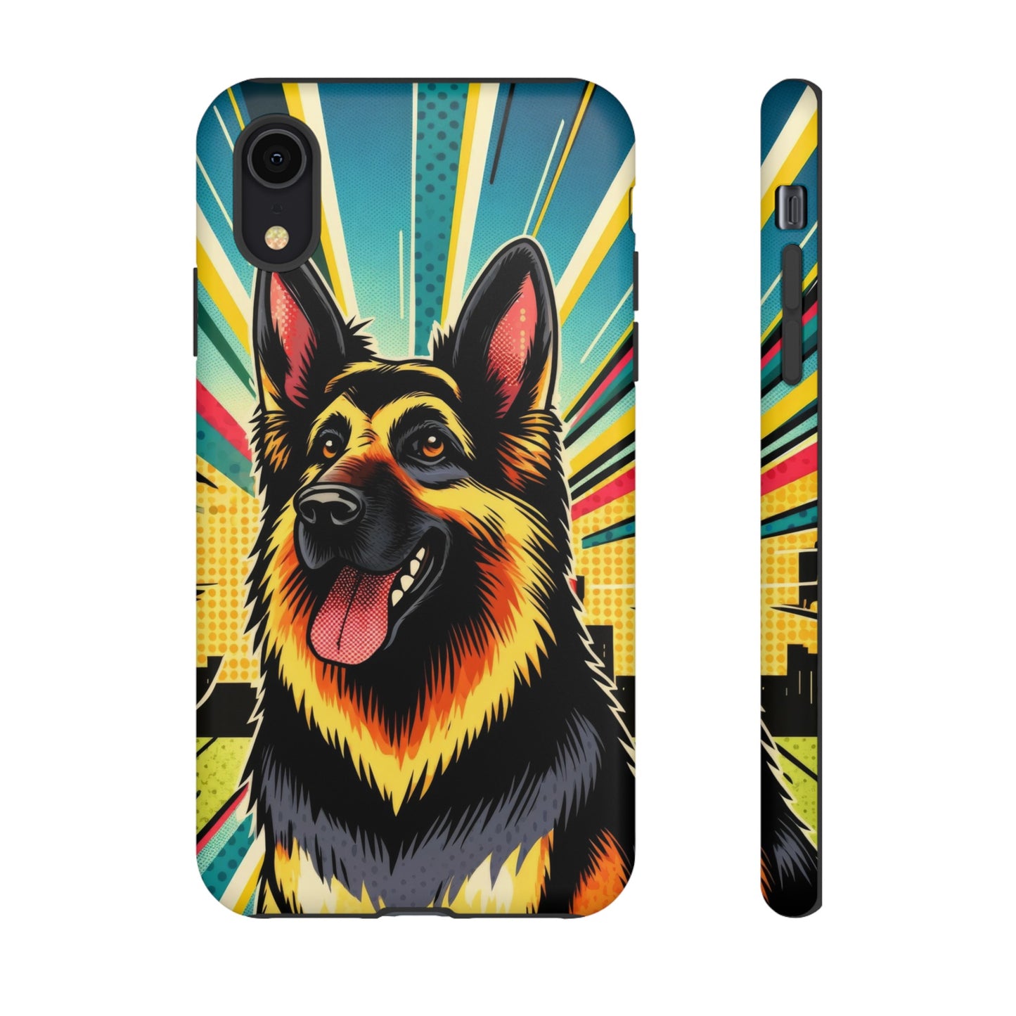 Comic style German Shepherd Phone Case