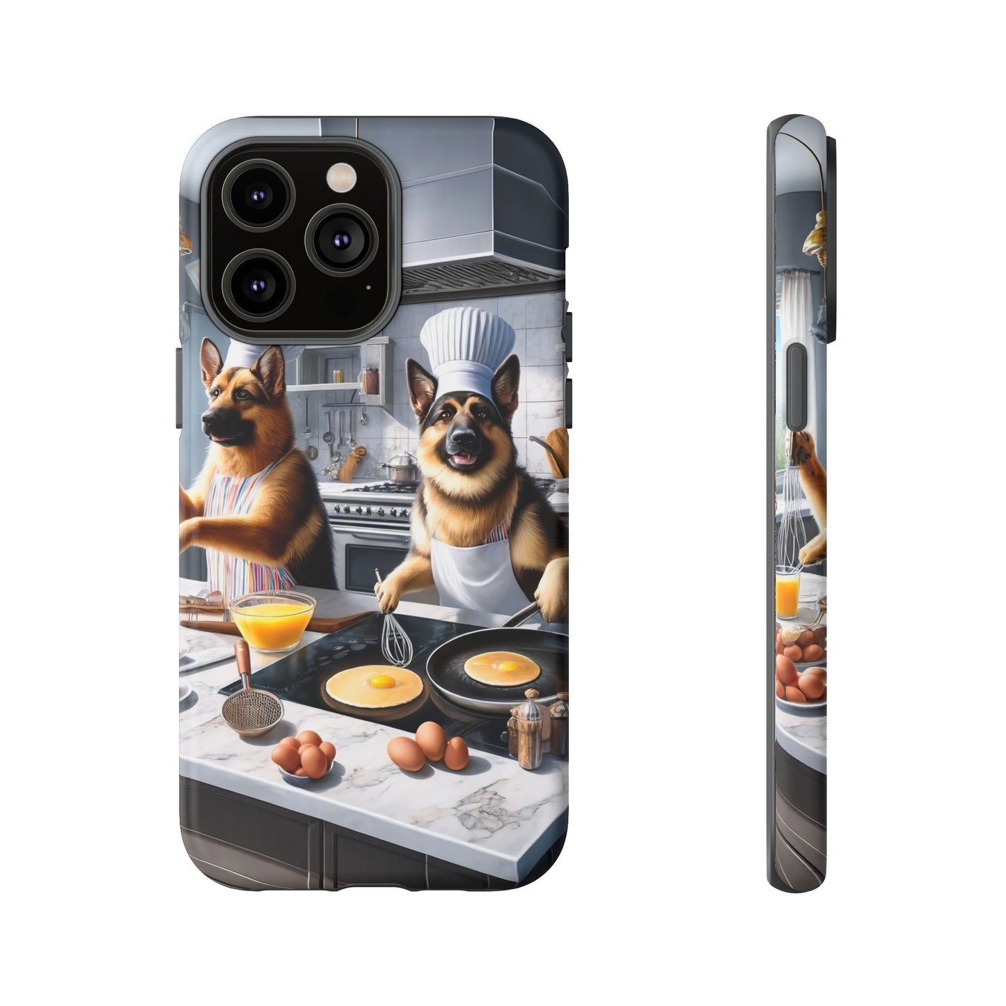 Cooking German Shepherds Tough Phone Case