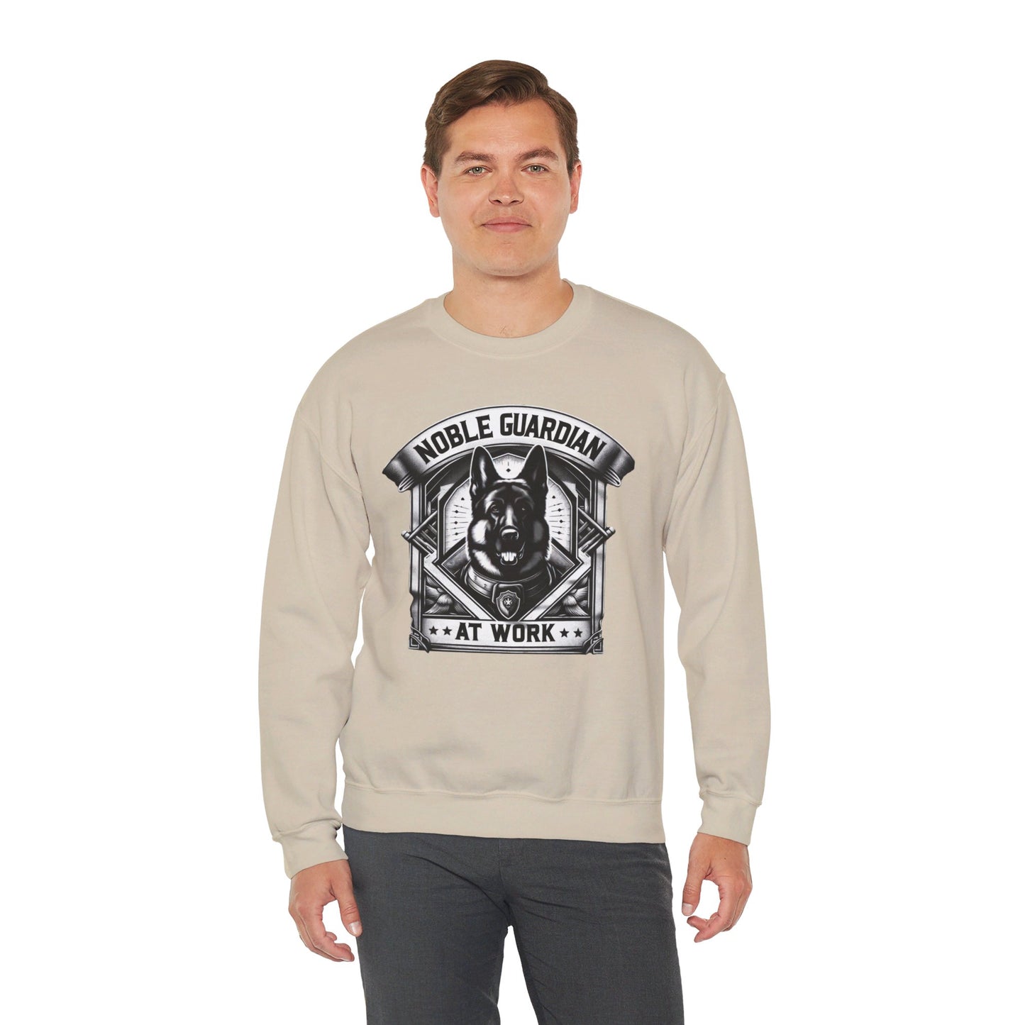 Noble Guardian At Work Sweatshirt (10 colors) (German Shepherd)