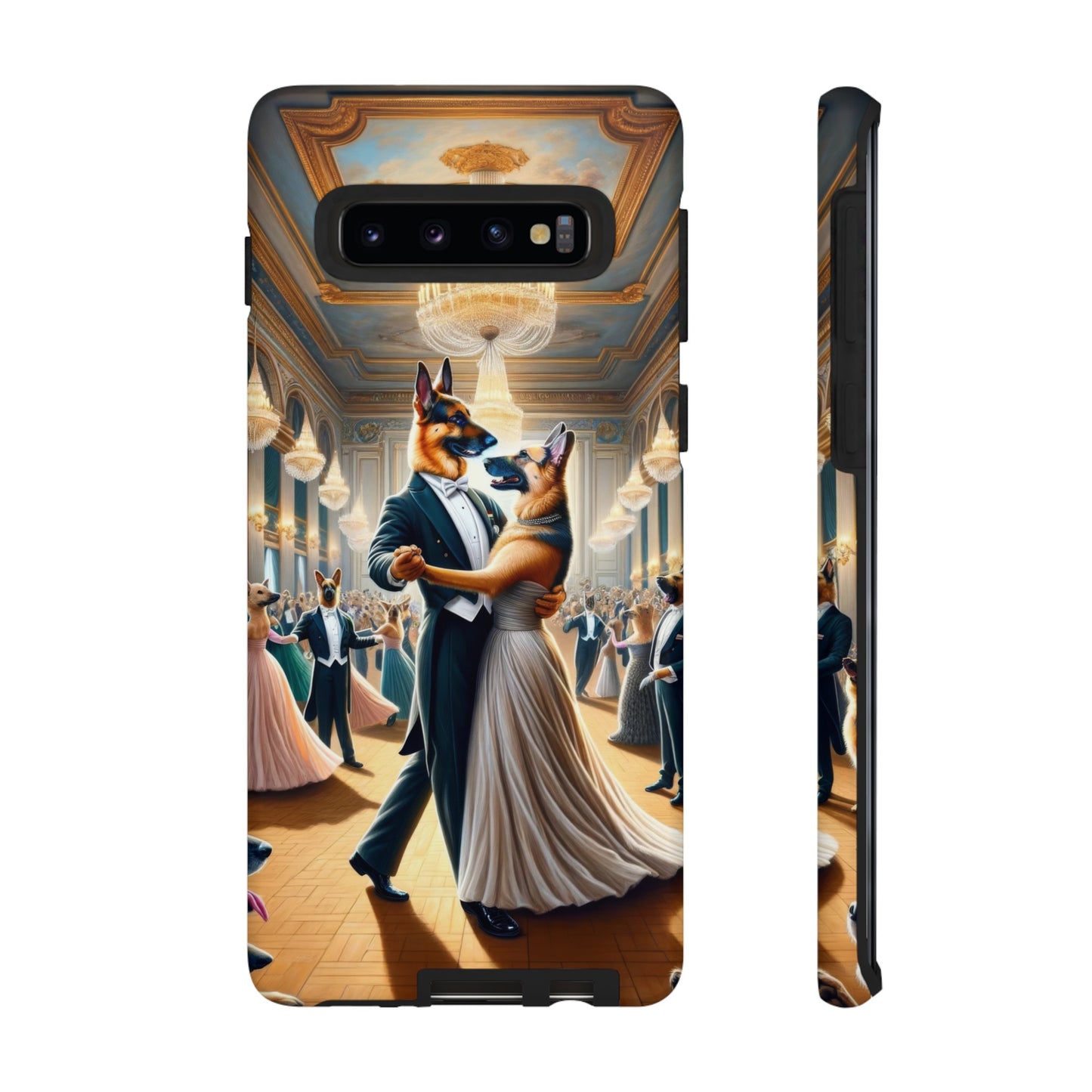 Dancing German Shepherds Tough Phone Case