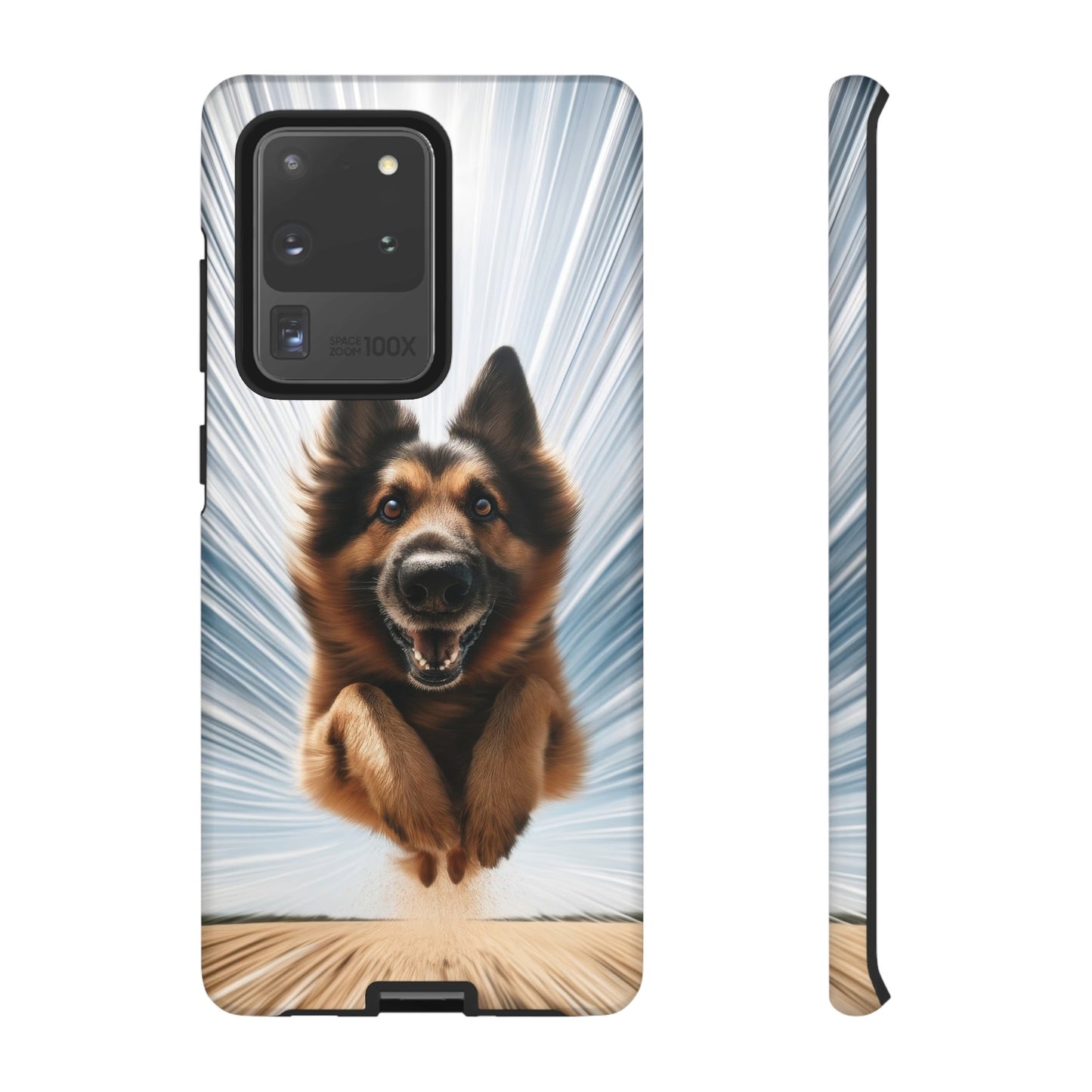 Motion blur German Shepherd Phone Case