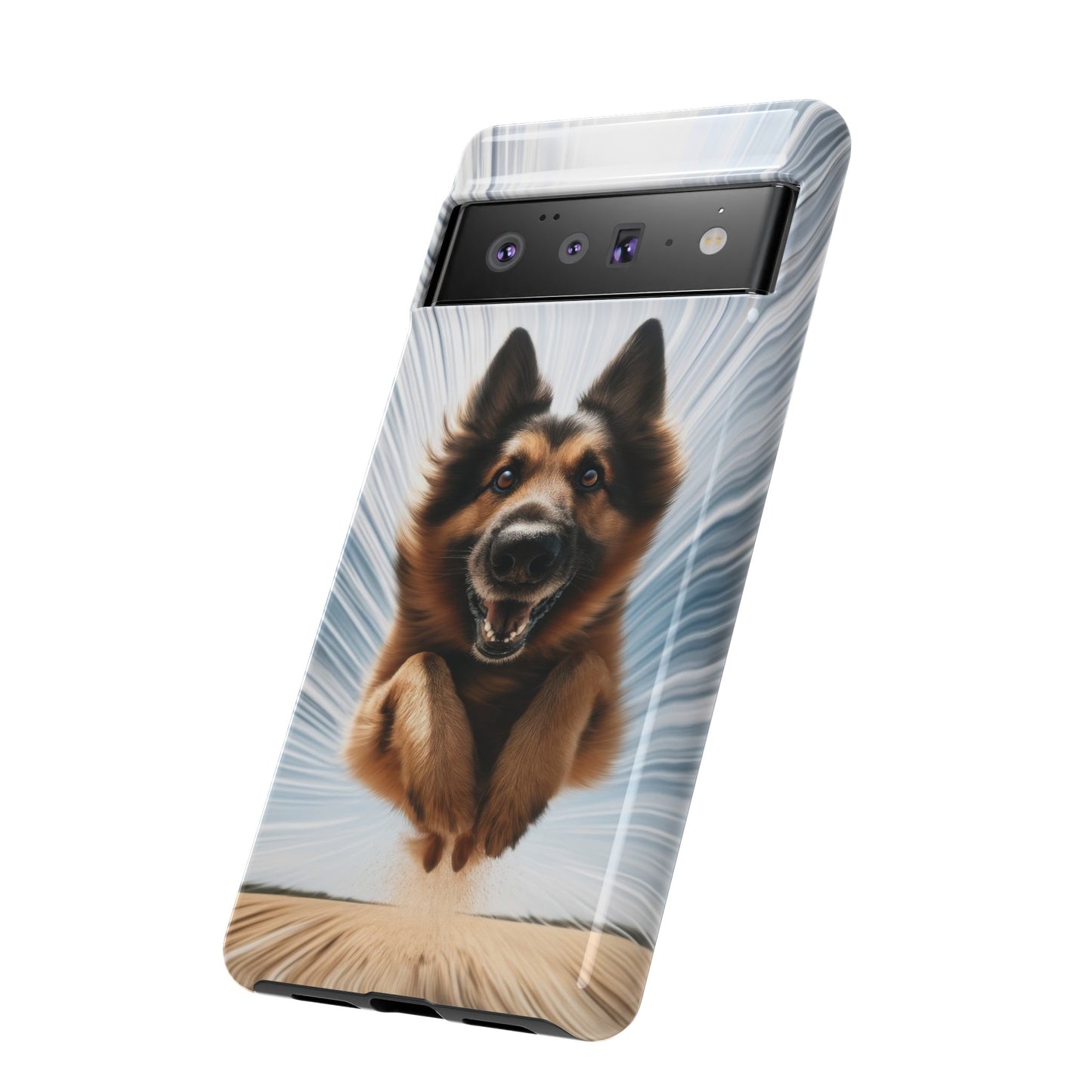 Motion blur German Shepherd Phone Case