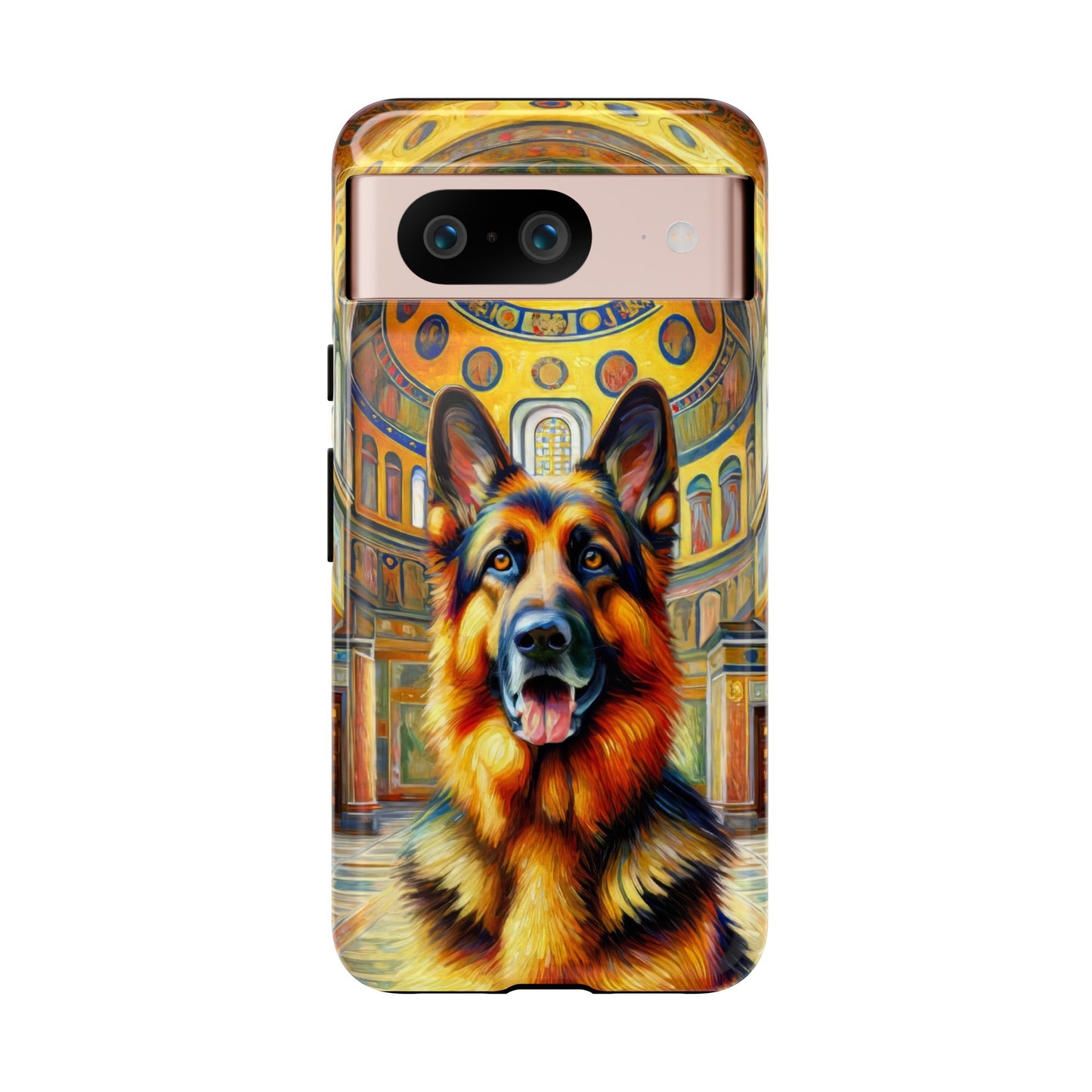 Neo-impressionist German Shepherd Phone Case