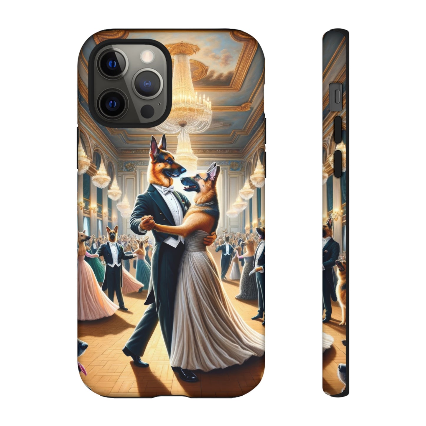 Dancing German Shepherds Tough Phone Case