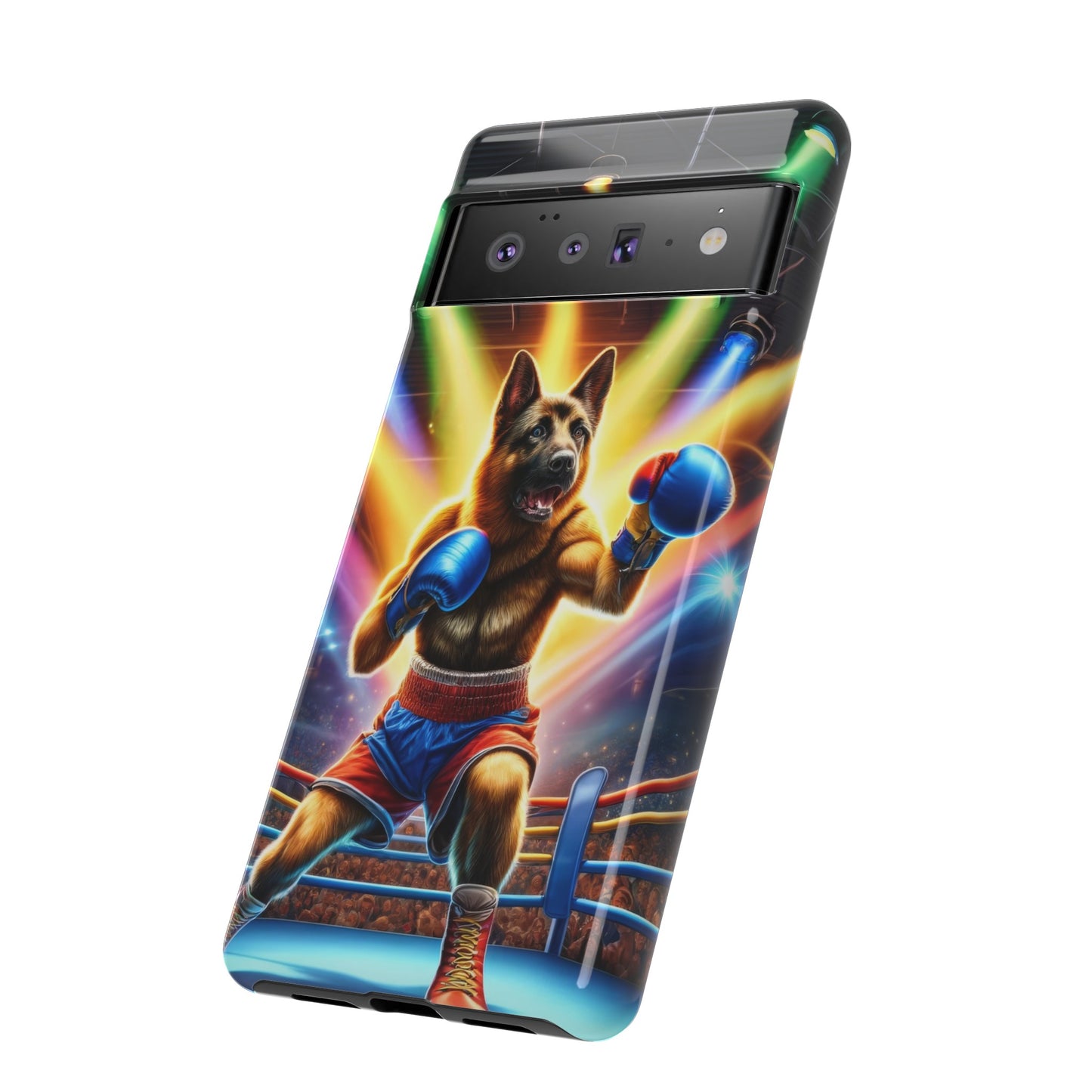 German Shepherd Boxing Phone Case