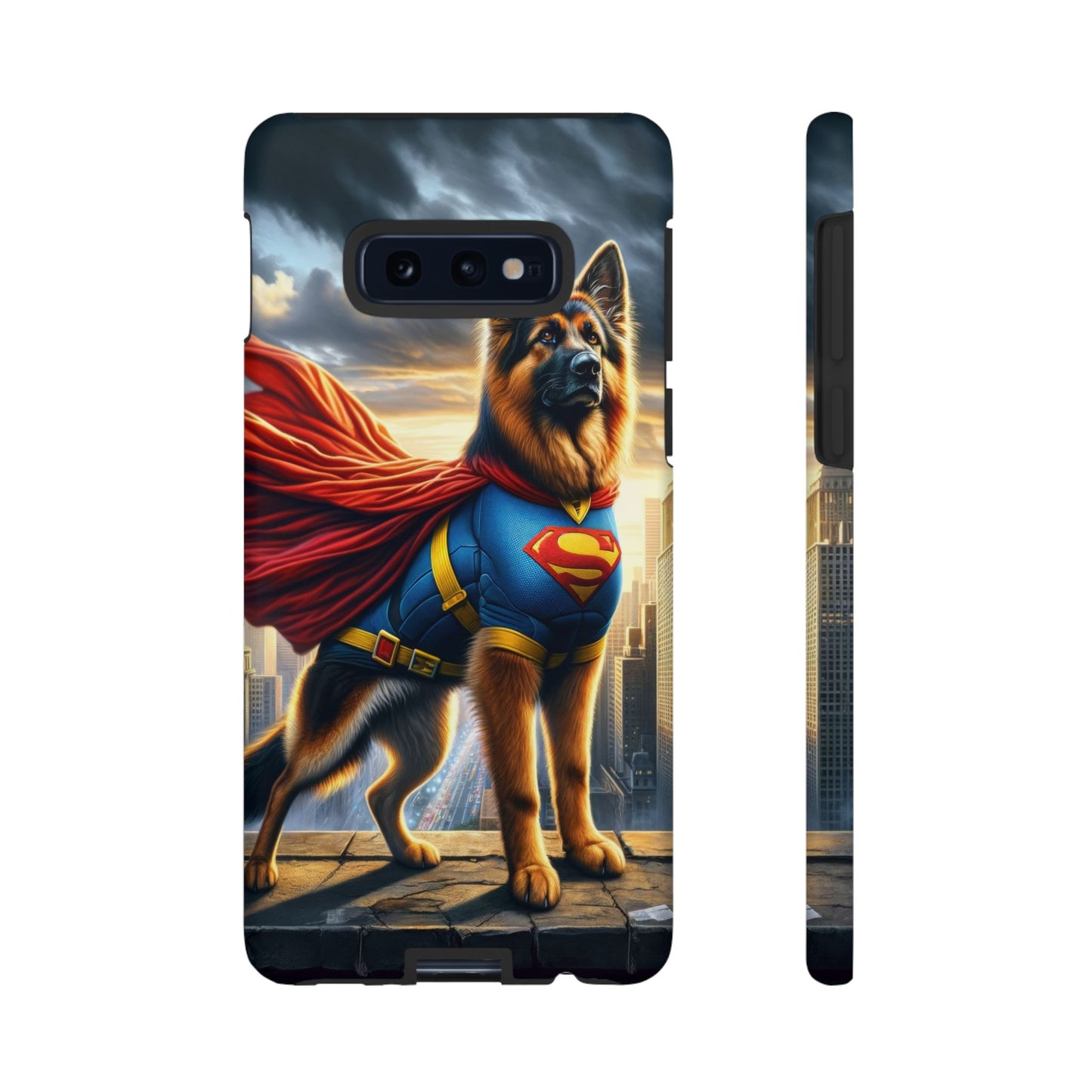 German Shepherd Superhero Phone Case