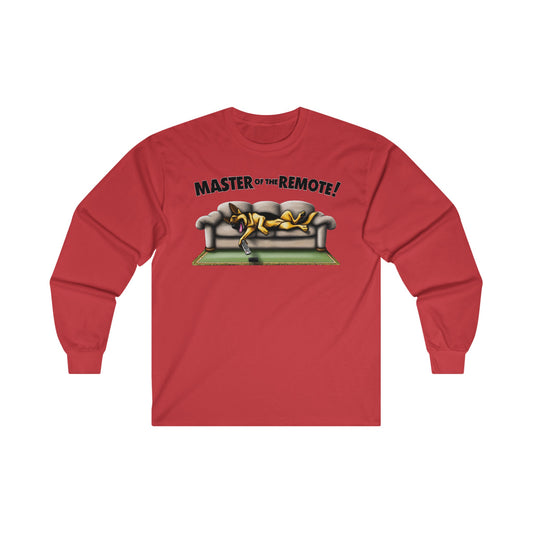 Master of the Remote! Long Sleeve Shirt (20 colors) (German Shepherd)