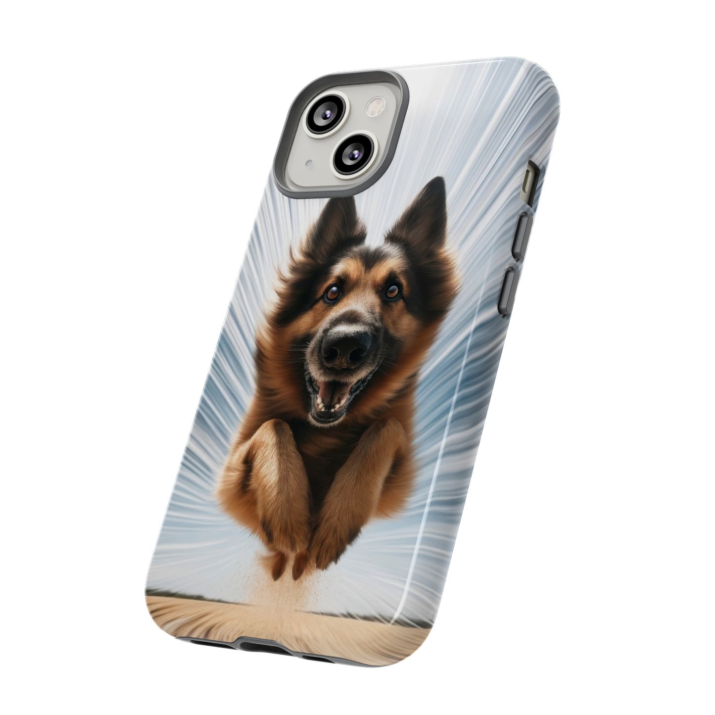 Motion blur German Shepherd Phone Case