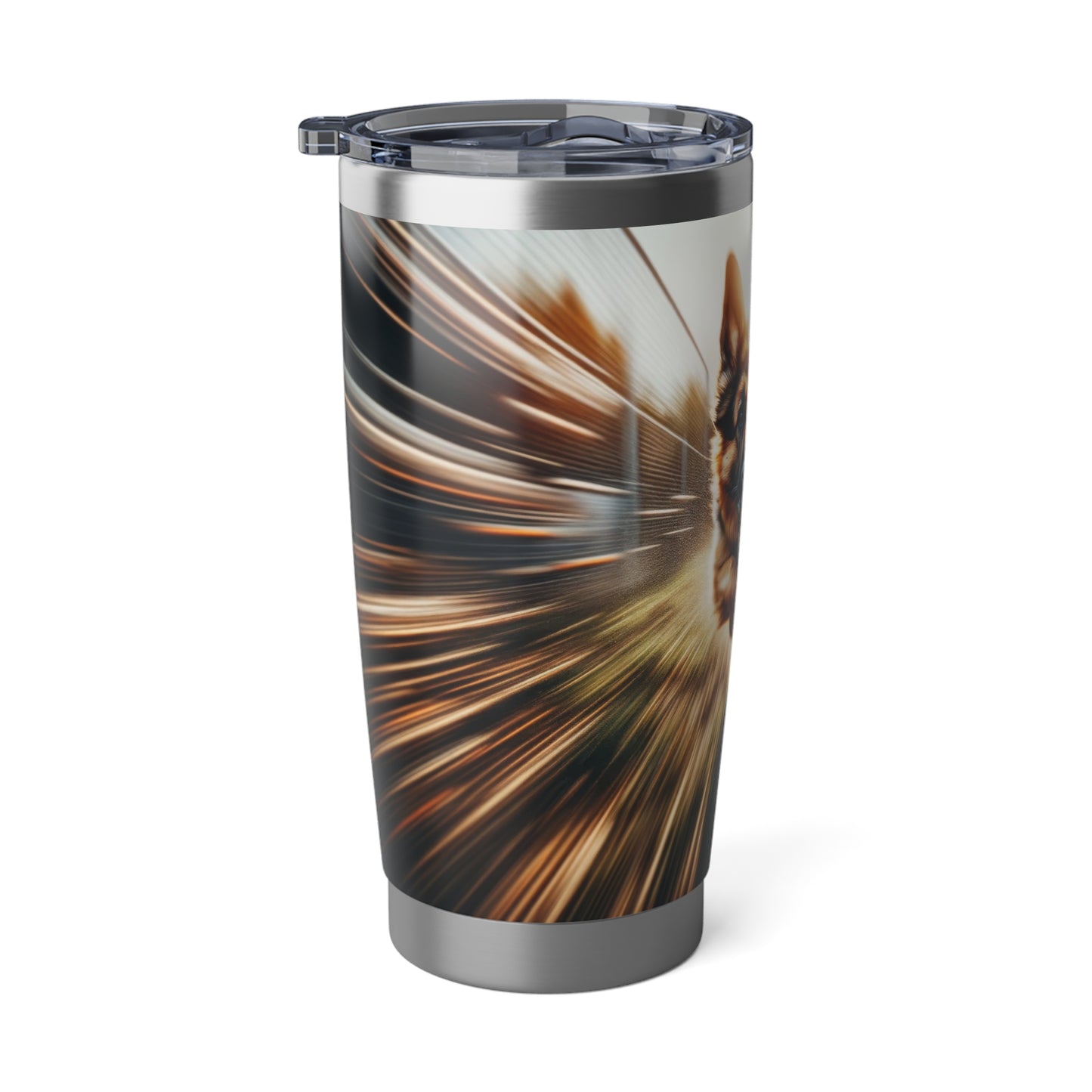 Motion blur German Shepherd 20oz Tumbler