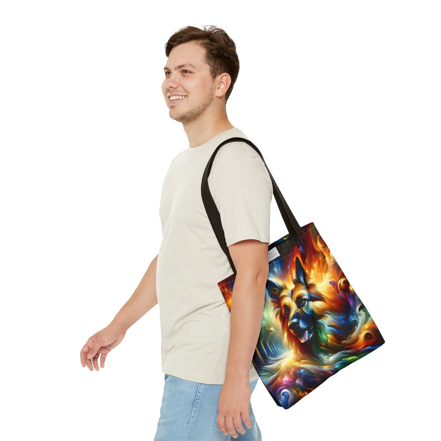 Expressionism and fantasy German Shepherd Tote Bag