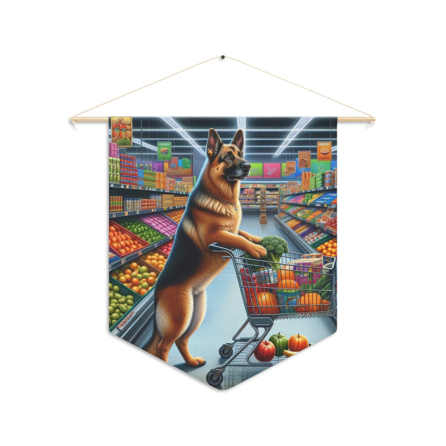 German Shepherd Shopping Pennant