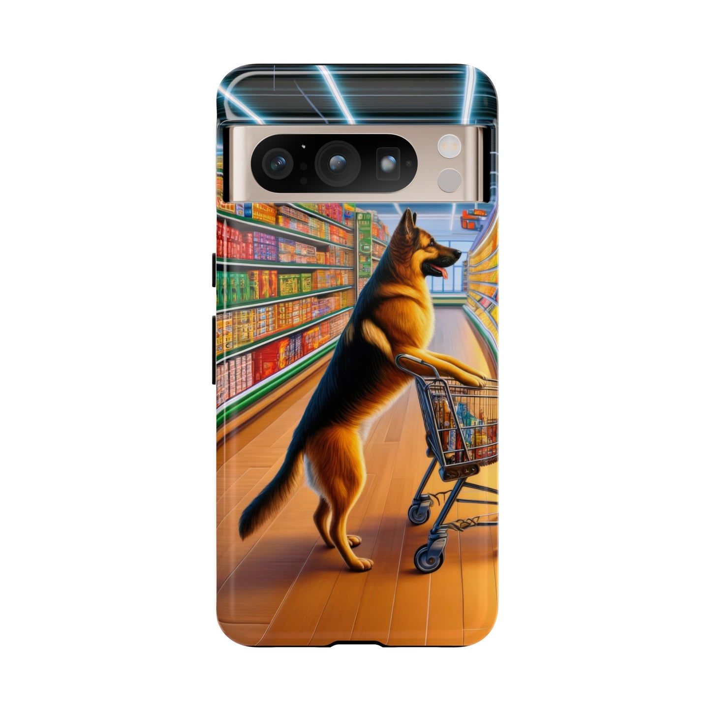 German Shepherd Shopping Phone Case