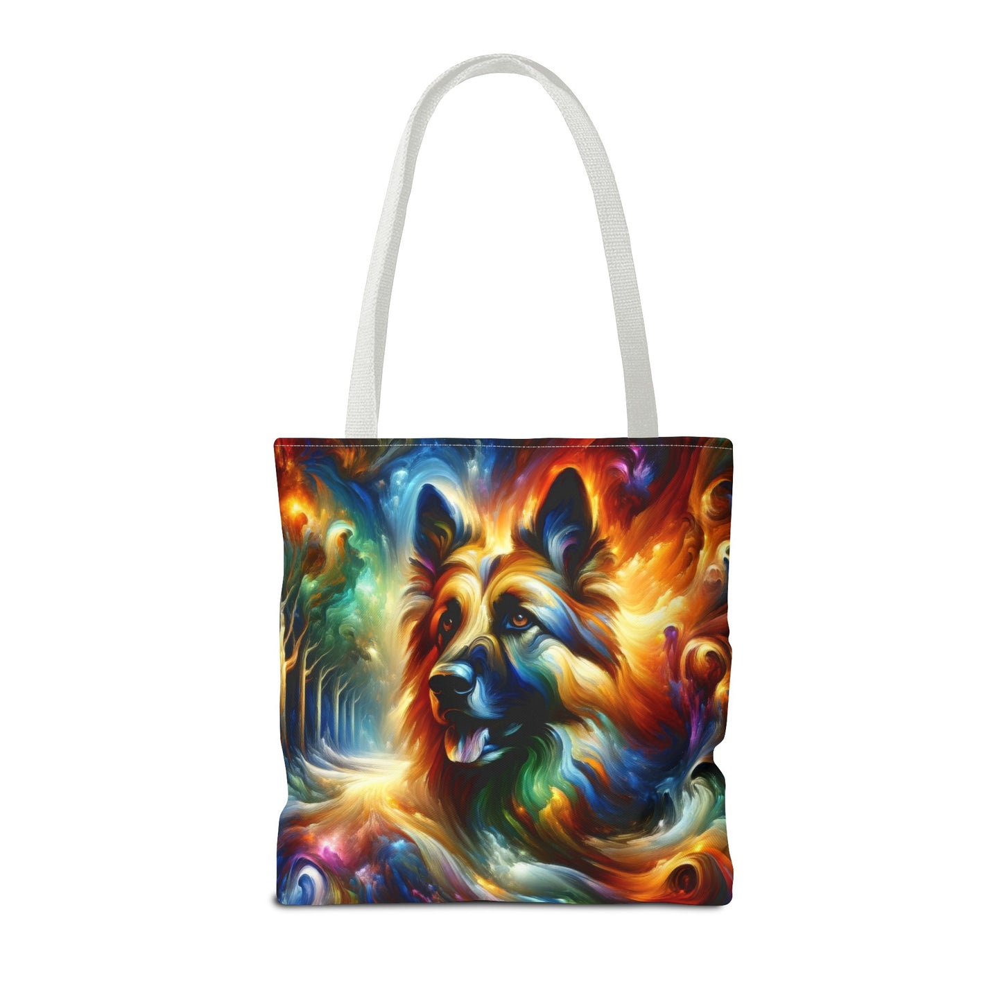 Expressionism and fantasy German Shepherd Tote Bag