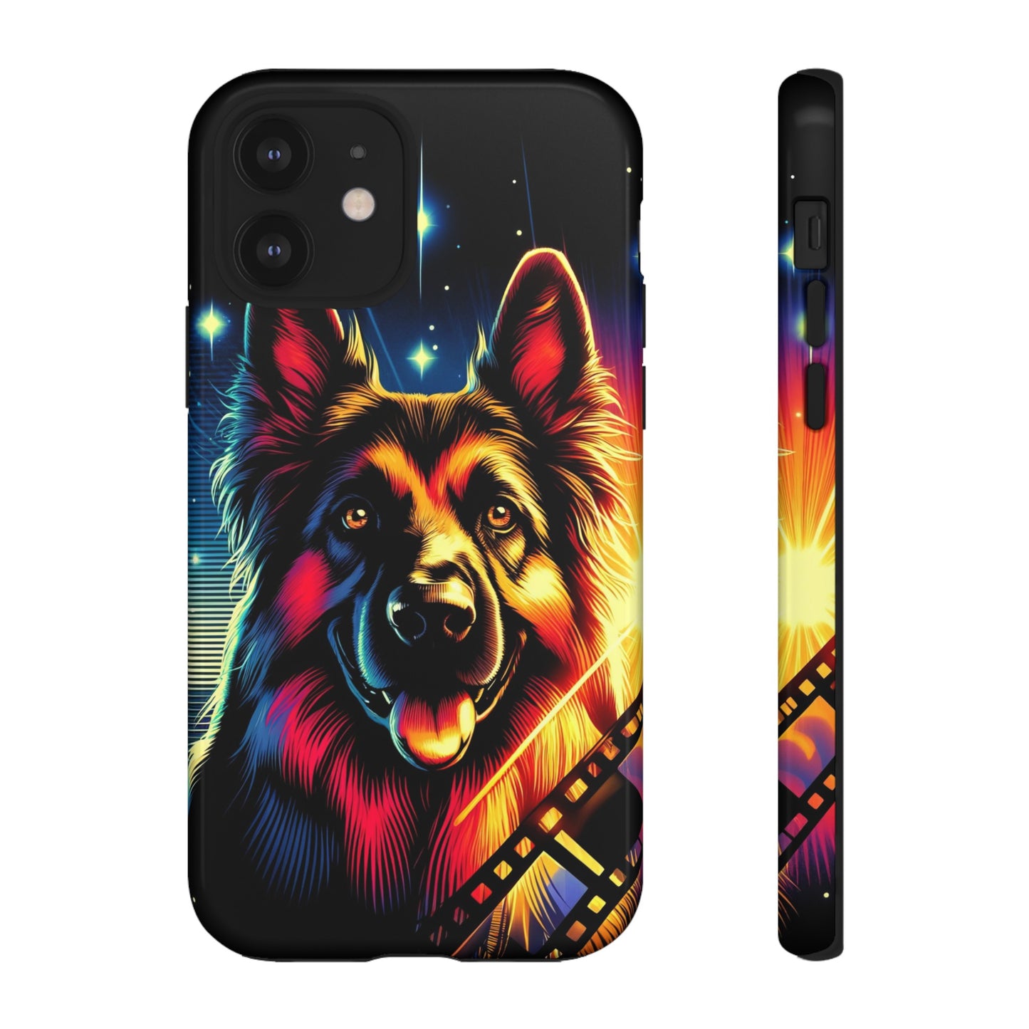 Comic book style German Shepherd Phone Case