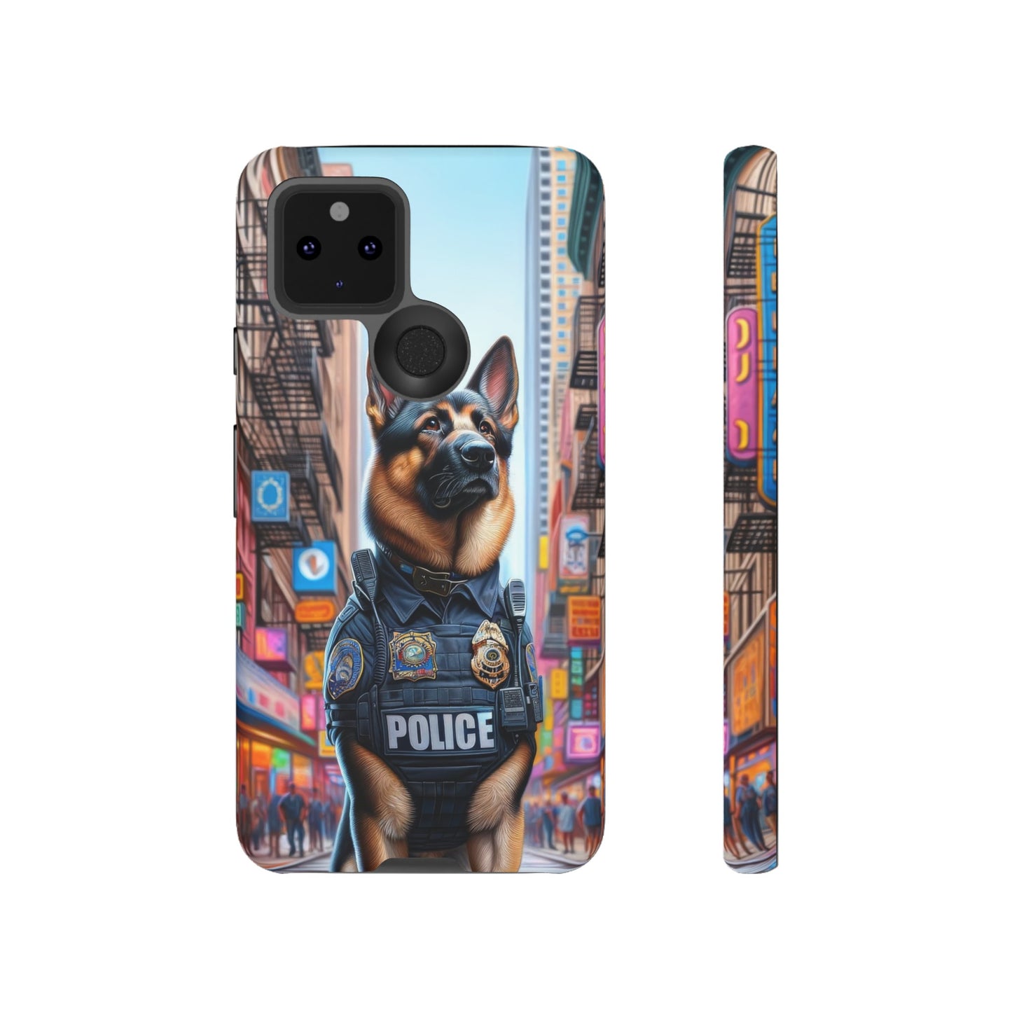 German Shepherd Police Officer Phone Case