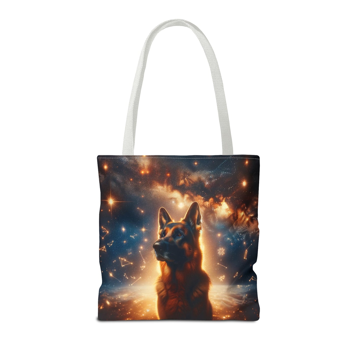 Star German Shepherd Tote Bag