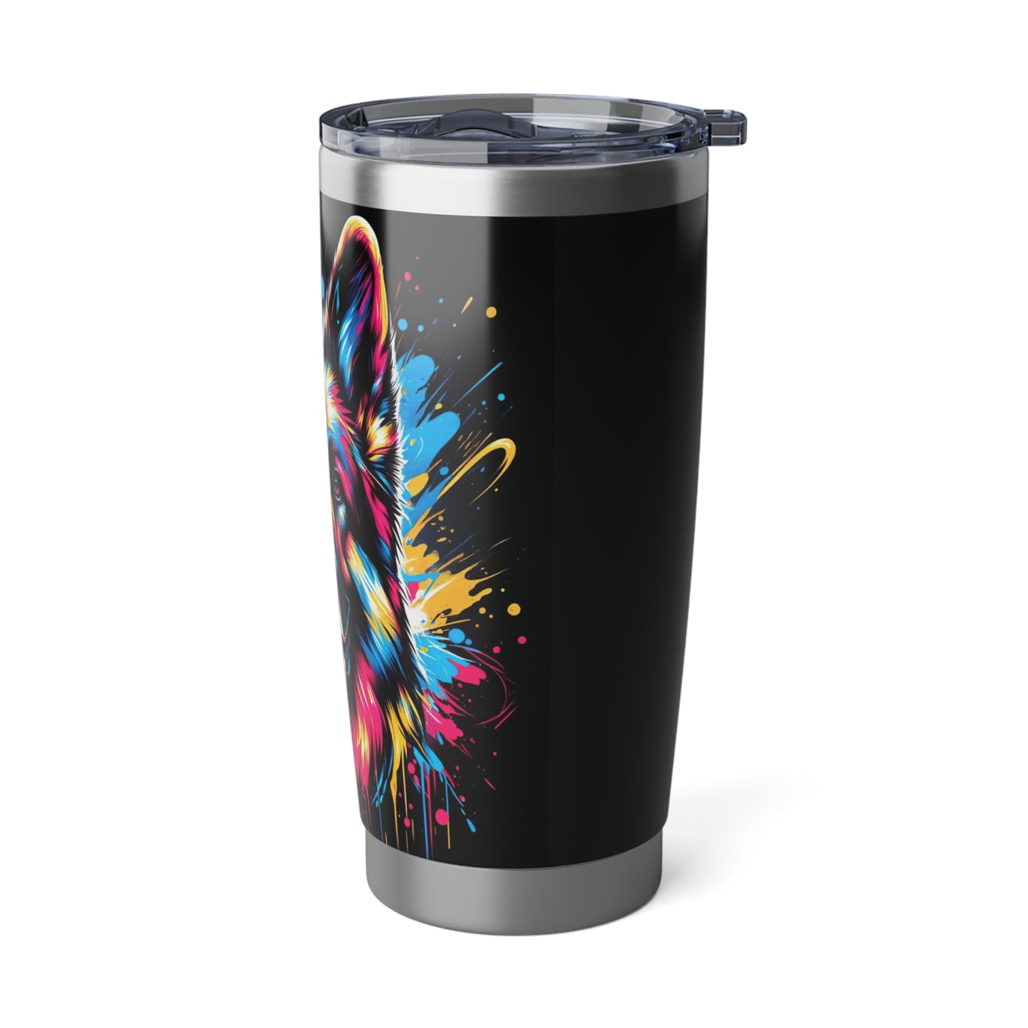 Graffiti-style German Shepherd 20oz Tumbler