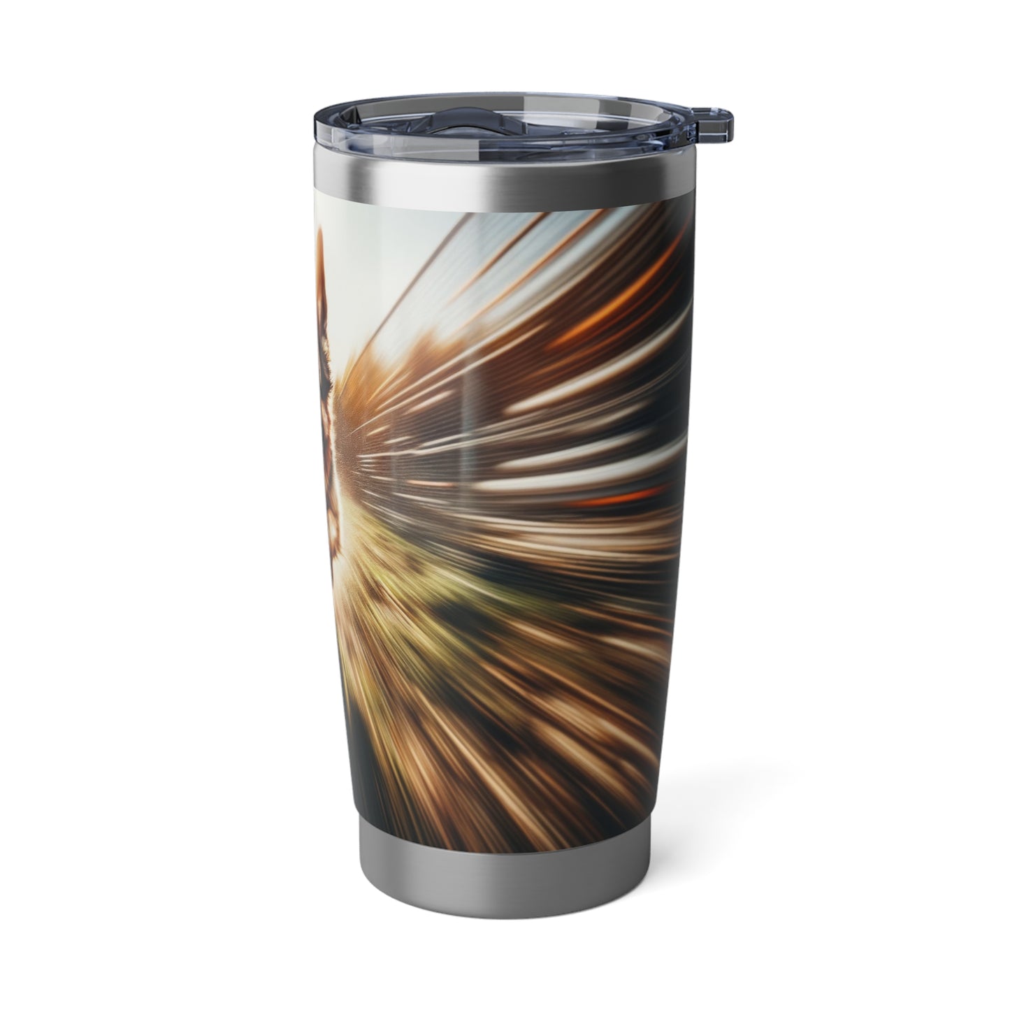 Motion blur German Shepherd 20oz Tumbler