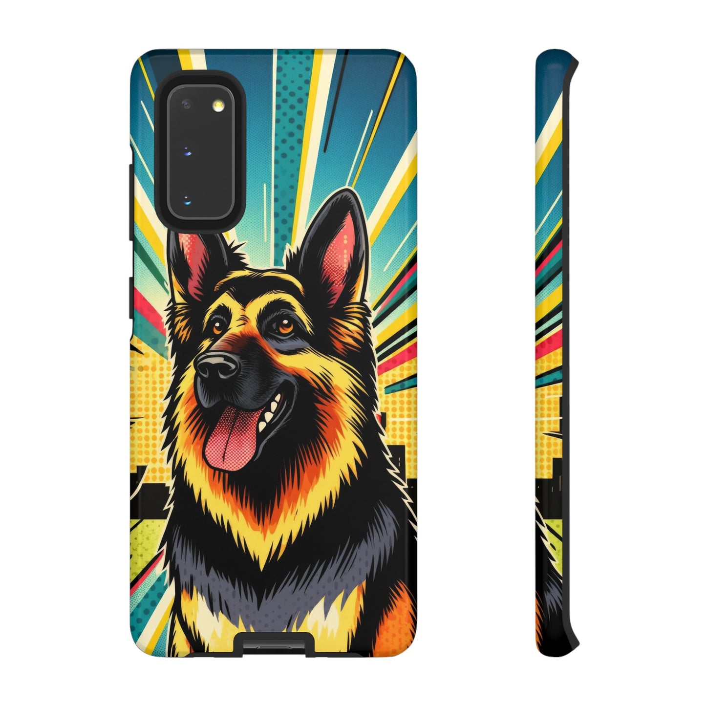 Comic style German Shepherd Phone Case