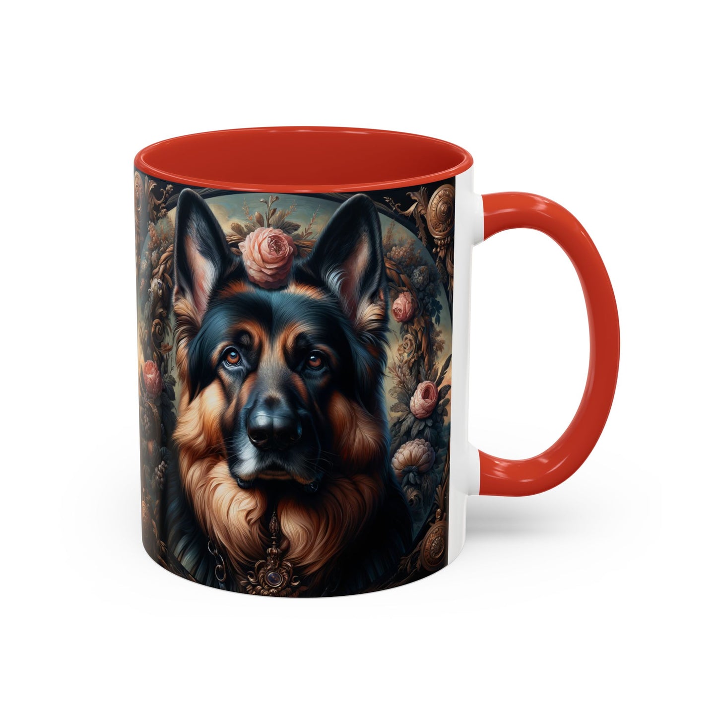 Gothic, high angle German Shepherd Coffee Mug