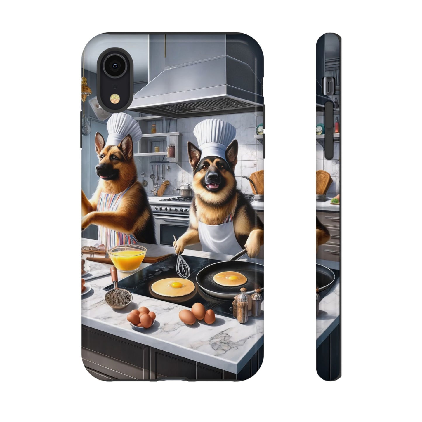 Cooking German Shepherds Tough Phone Case