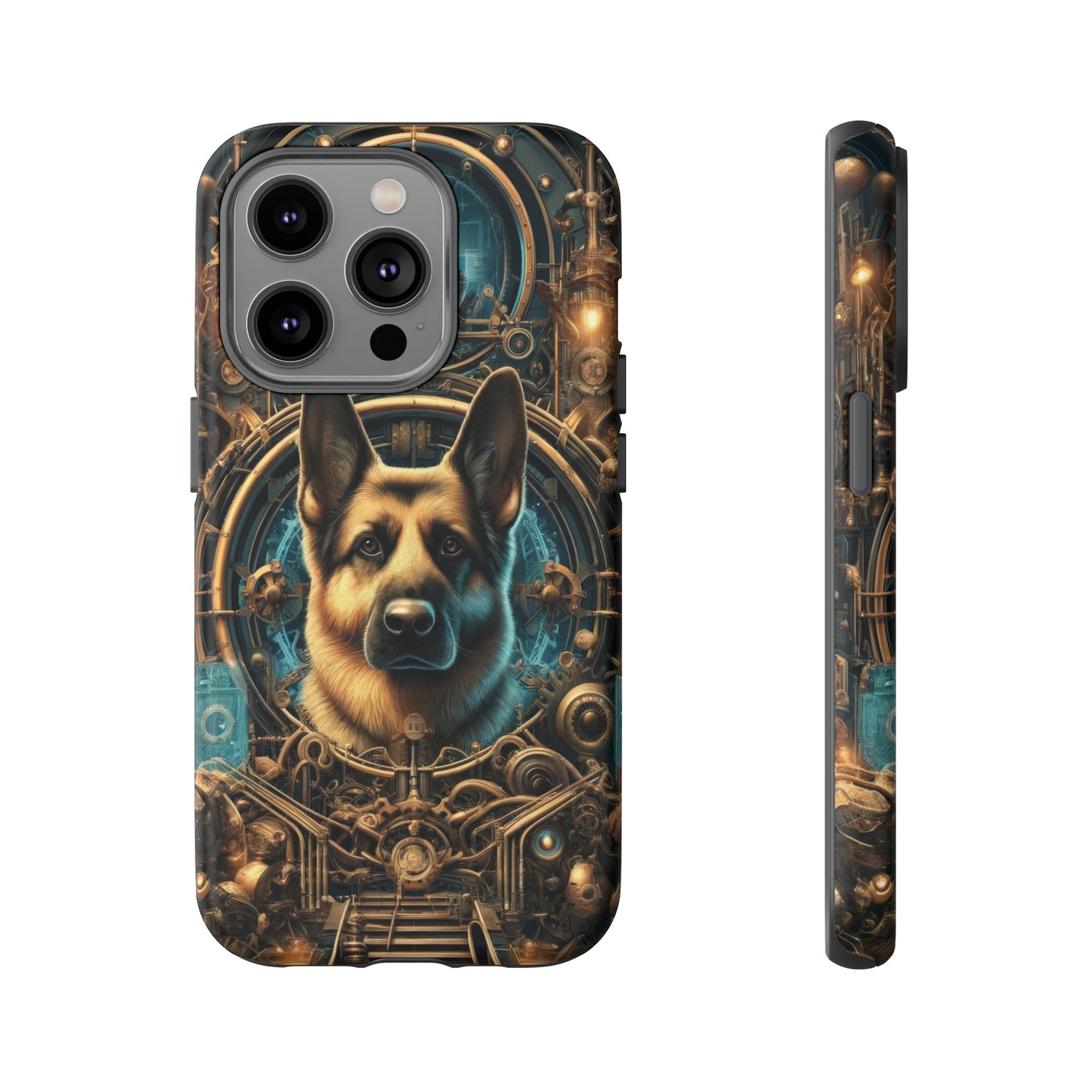 Steampunk Fantasy V2 German Shepherd Phone Case