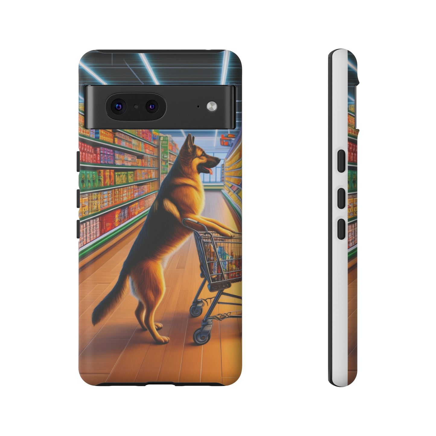 German Shepherd Shopping Phone Case