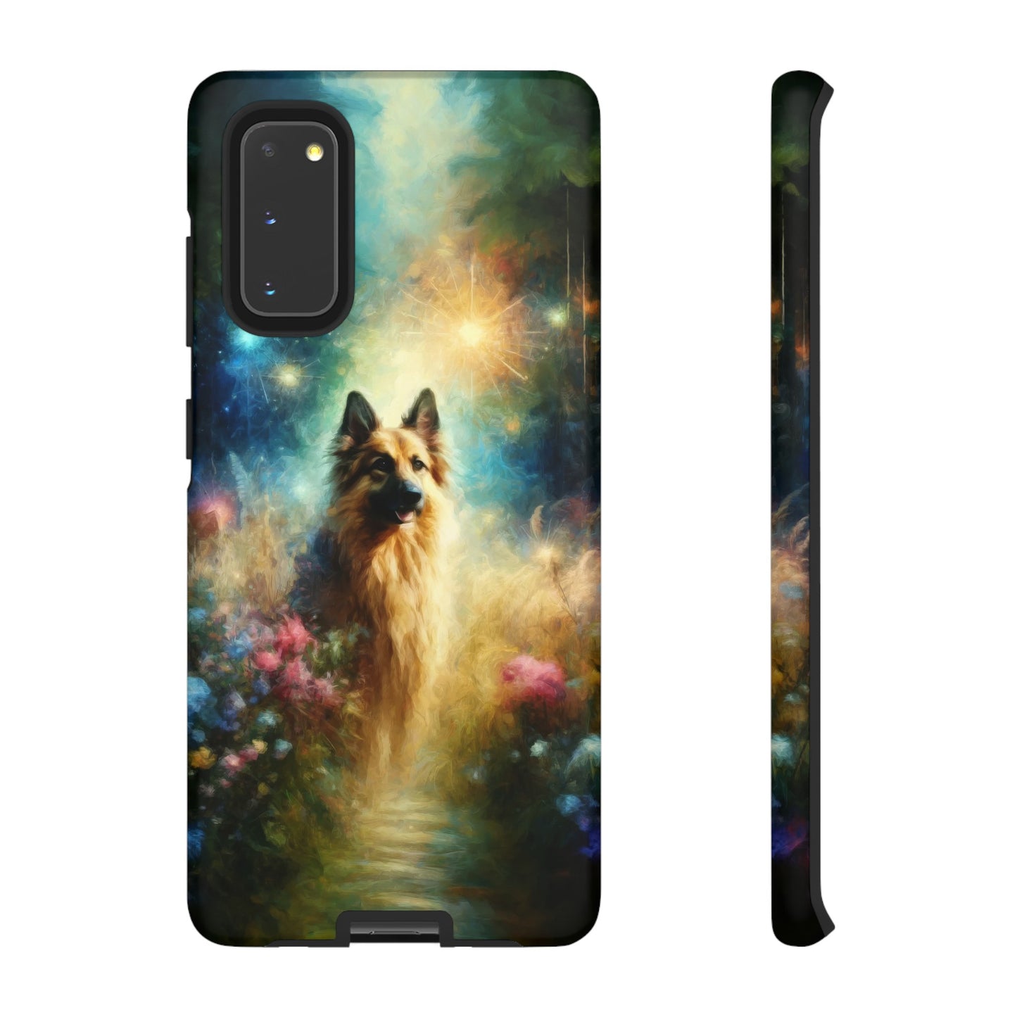 Fairy tale and impressionism German Shepherd Phone Case