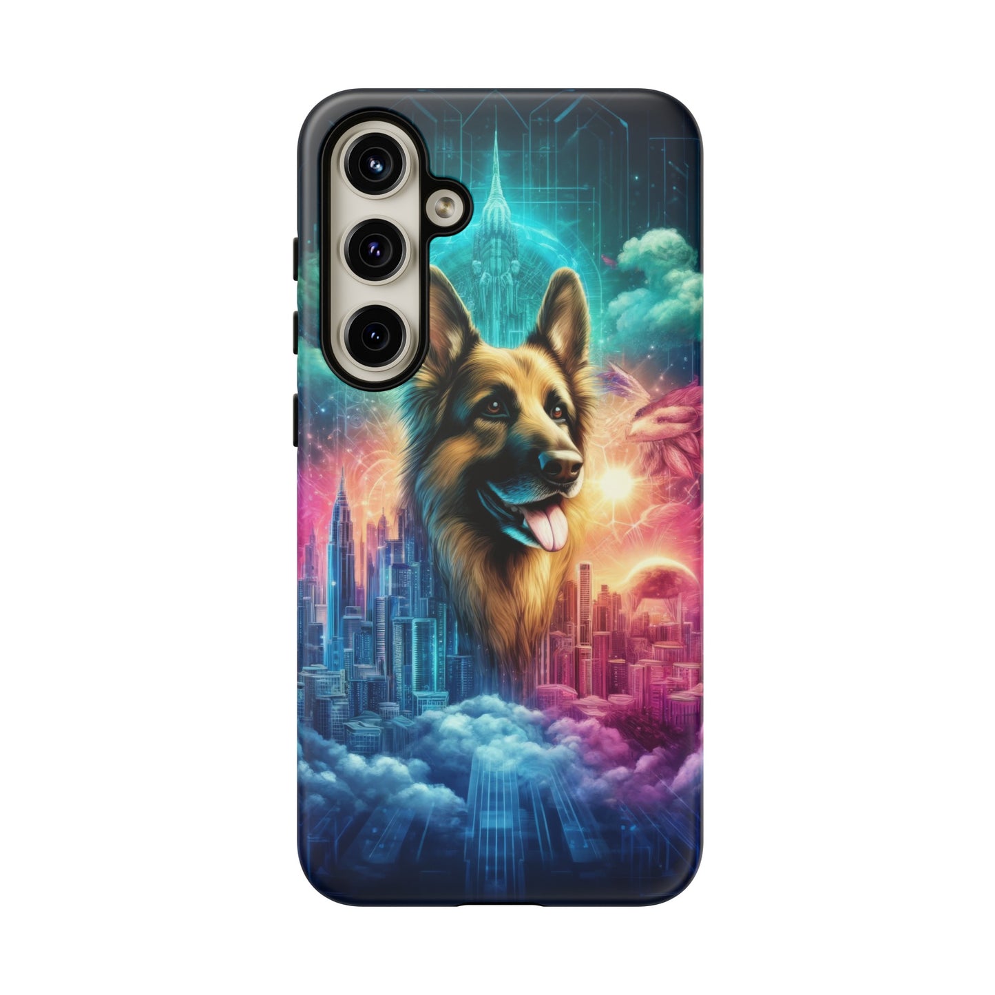 Dreamy fantasy German Shepherd Phone Case