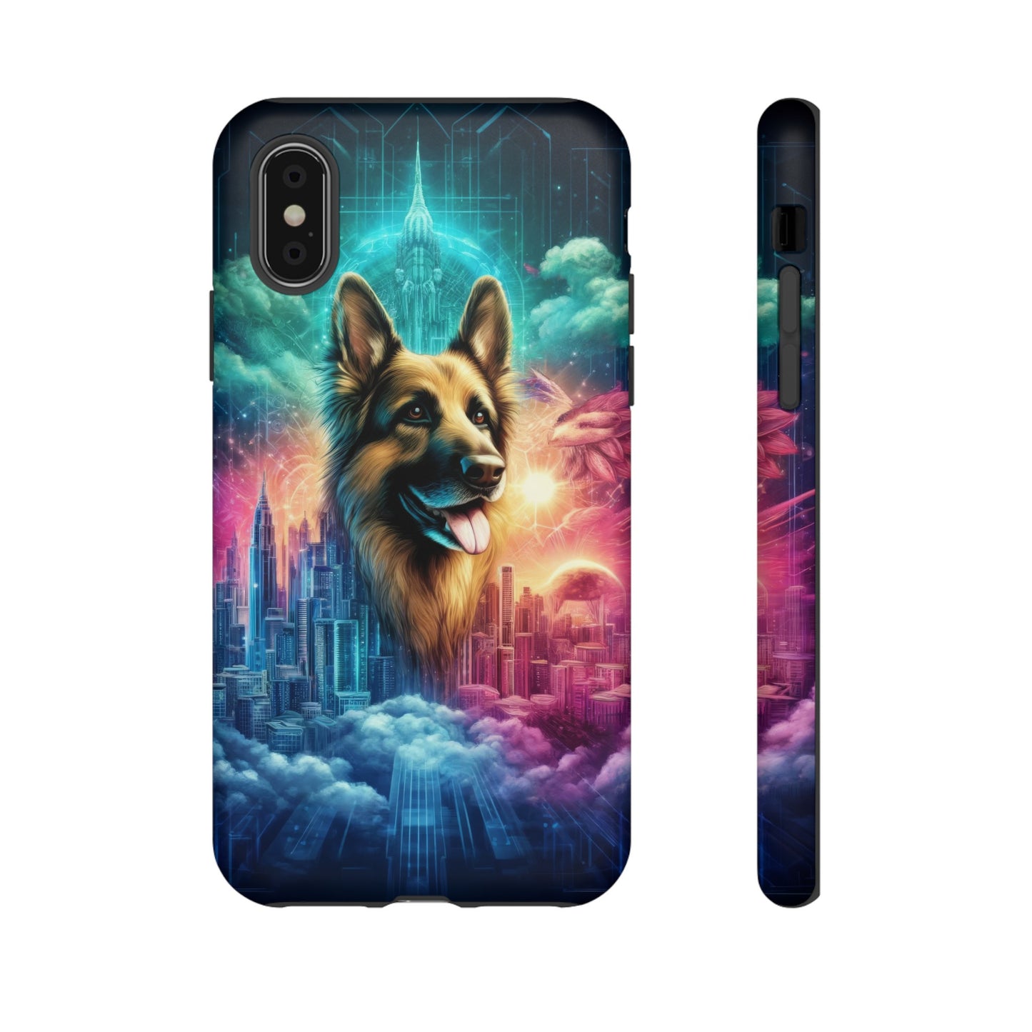 Dreamy fantasy German Shepherd Phone Case